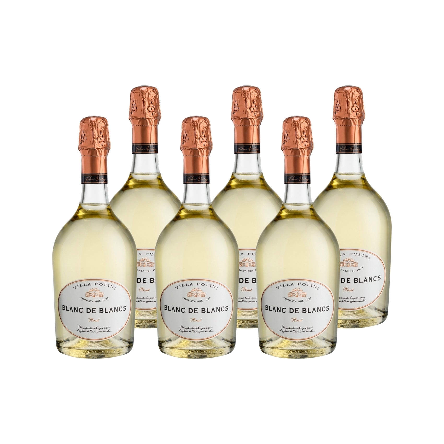 Paket 6x Villa Folini Blanc De Blancs 0,75 L