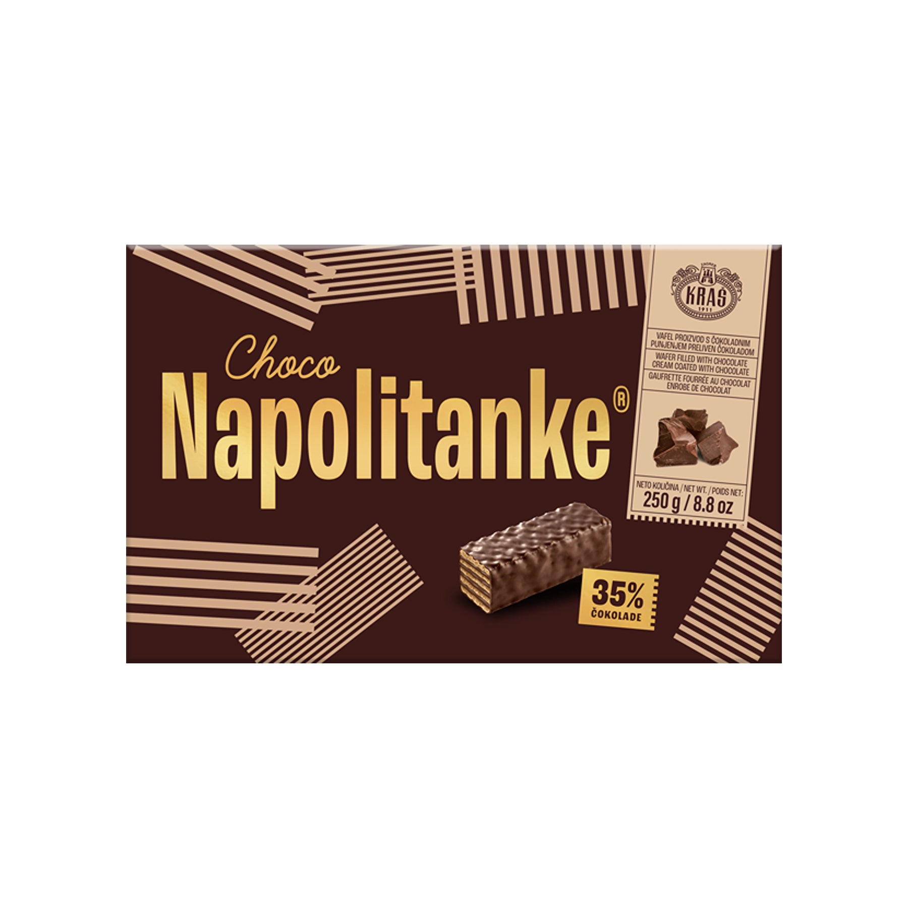 Kraš Napolitanke Čokoladne / 250 g