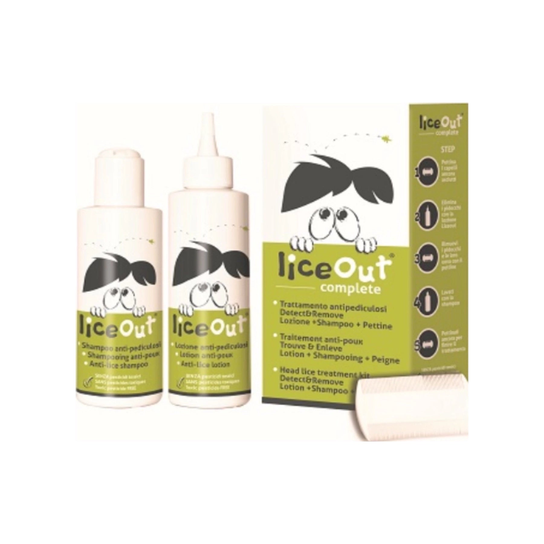 Ekuberg Lice Out Komplet Proti Ušem / 2x125 ml