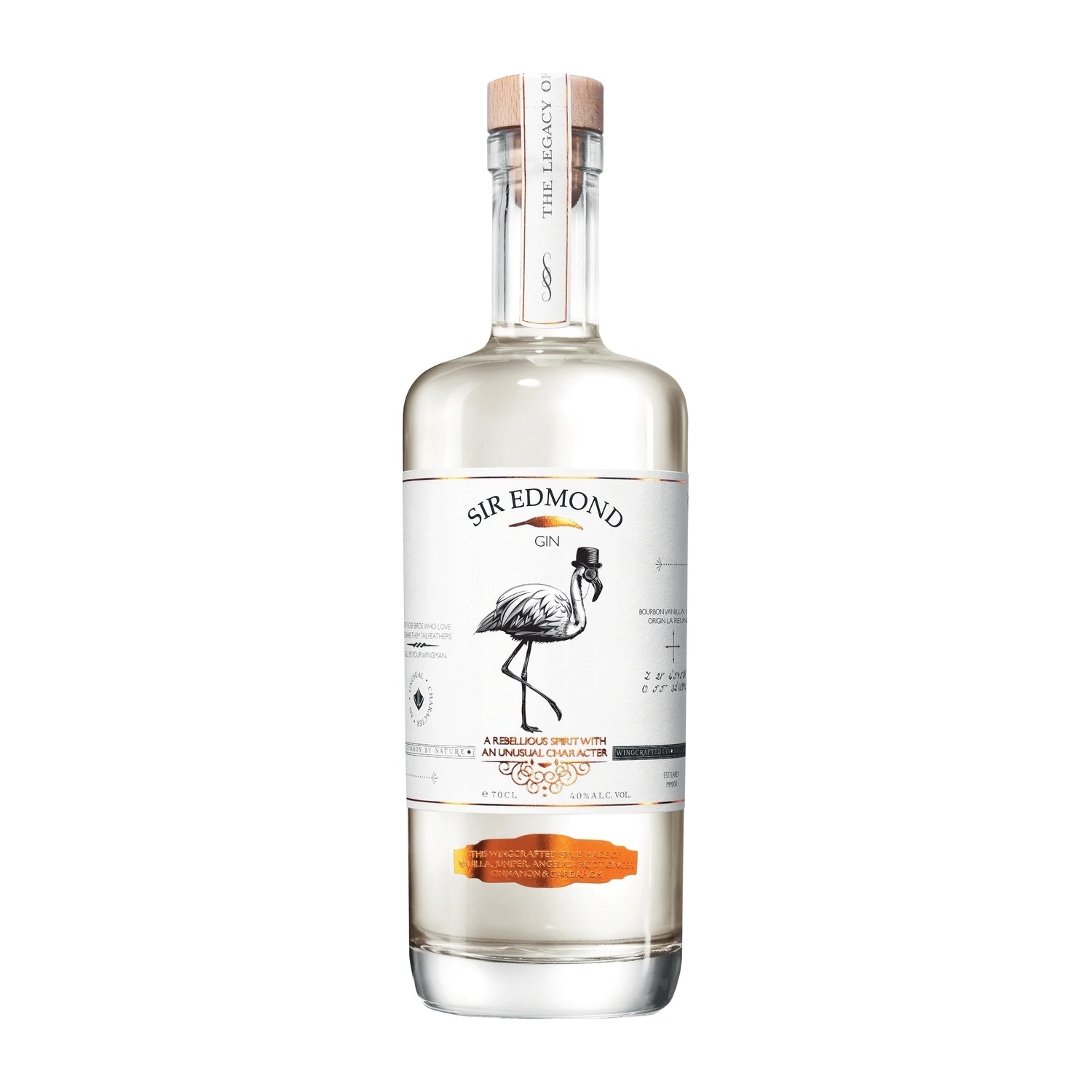 Sir Edmond Vanilla Bourbon Gin / 0,7 L / Brez škatle
