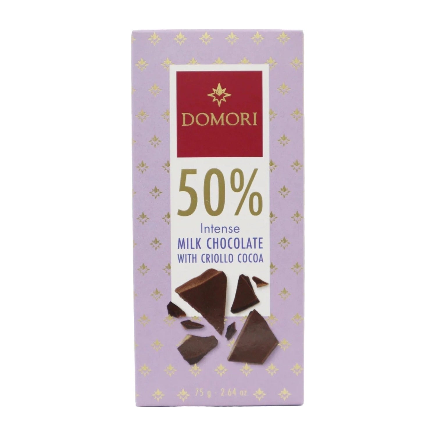 Domori Mlečna čokolada 50% / 75 g