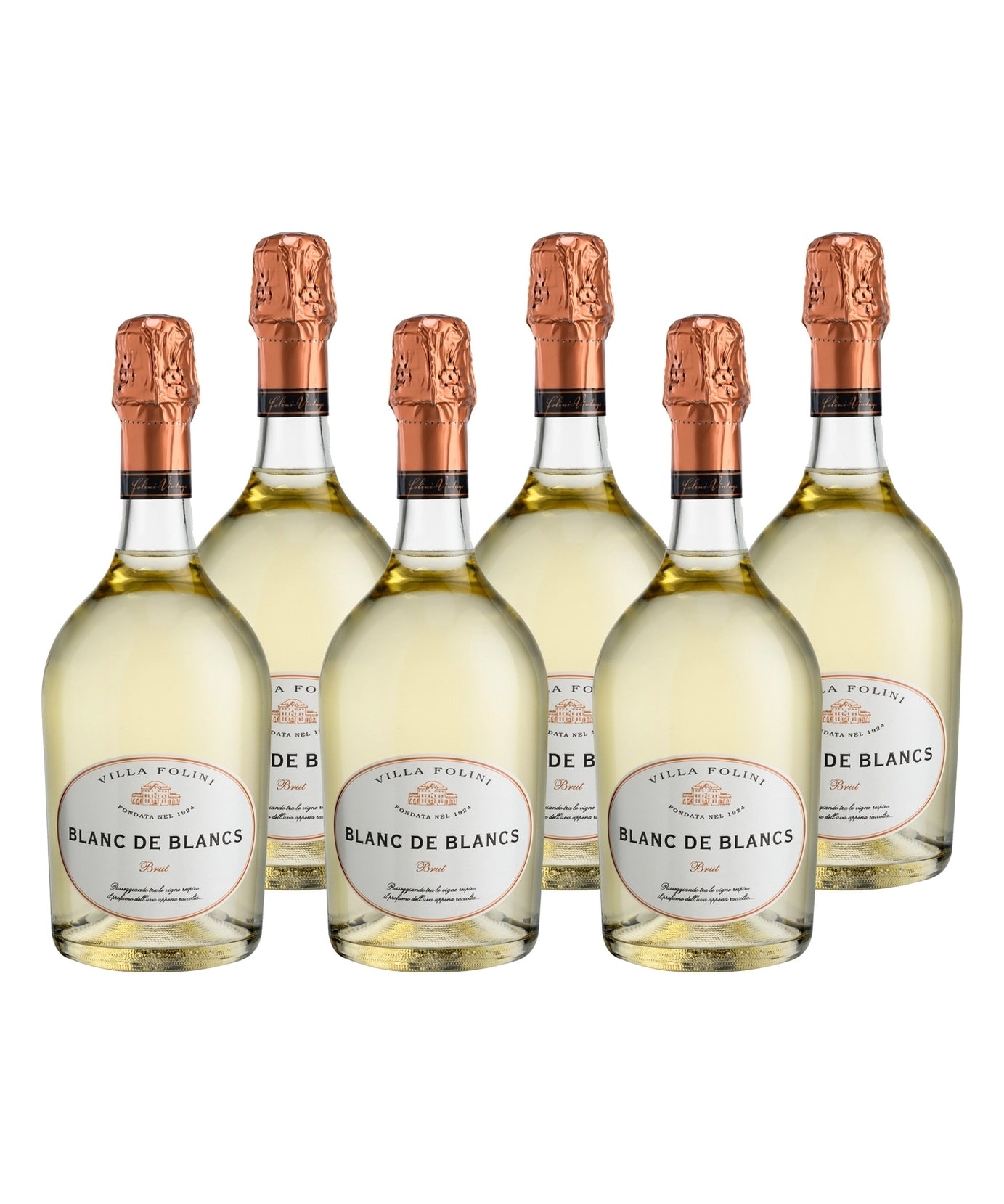 Paket 6x Villa Folini Blanc De Blancs 0,75 L