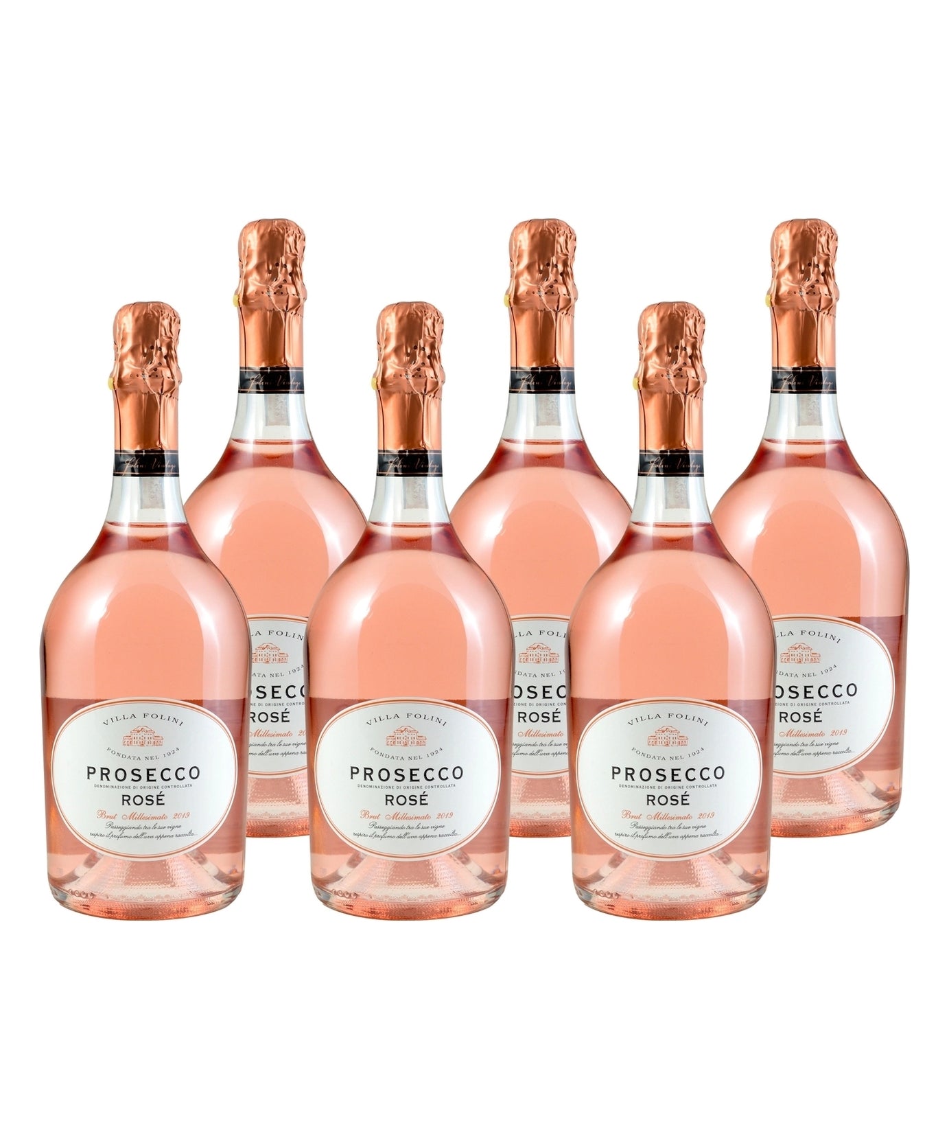 Paket 6x Villa Folini Prosecco Rosé 0,75 L