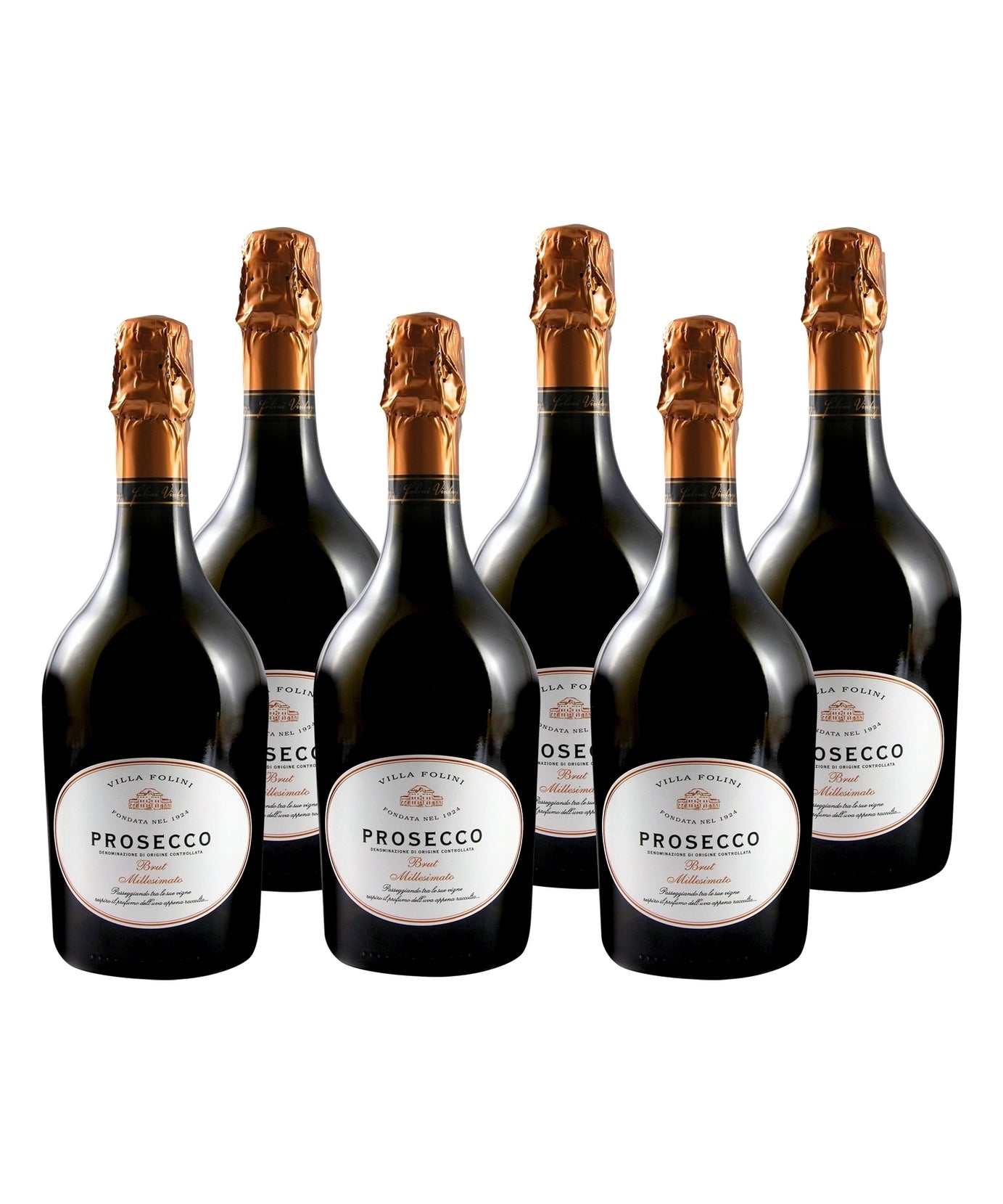 Paket 6x Villa Folini Prosecco Brut 0,75 L