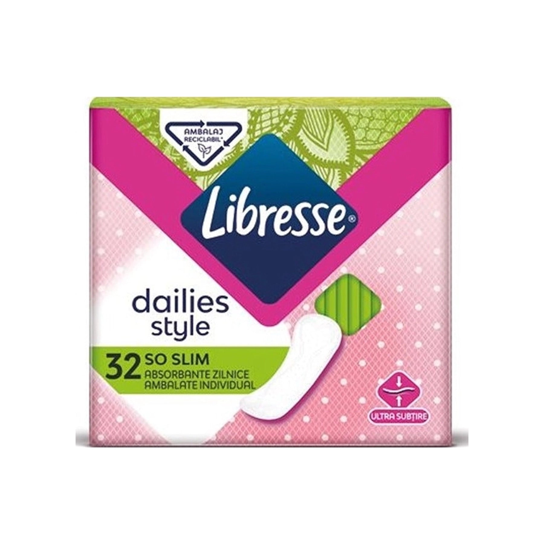 Libresse izjemno tanki dnevni Ščitniki perila / 32 ščitnikov