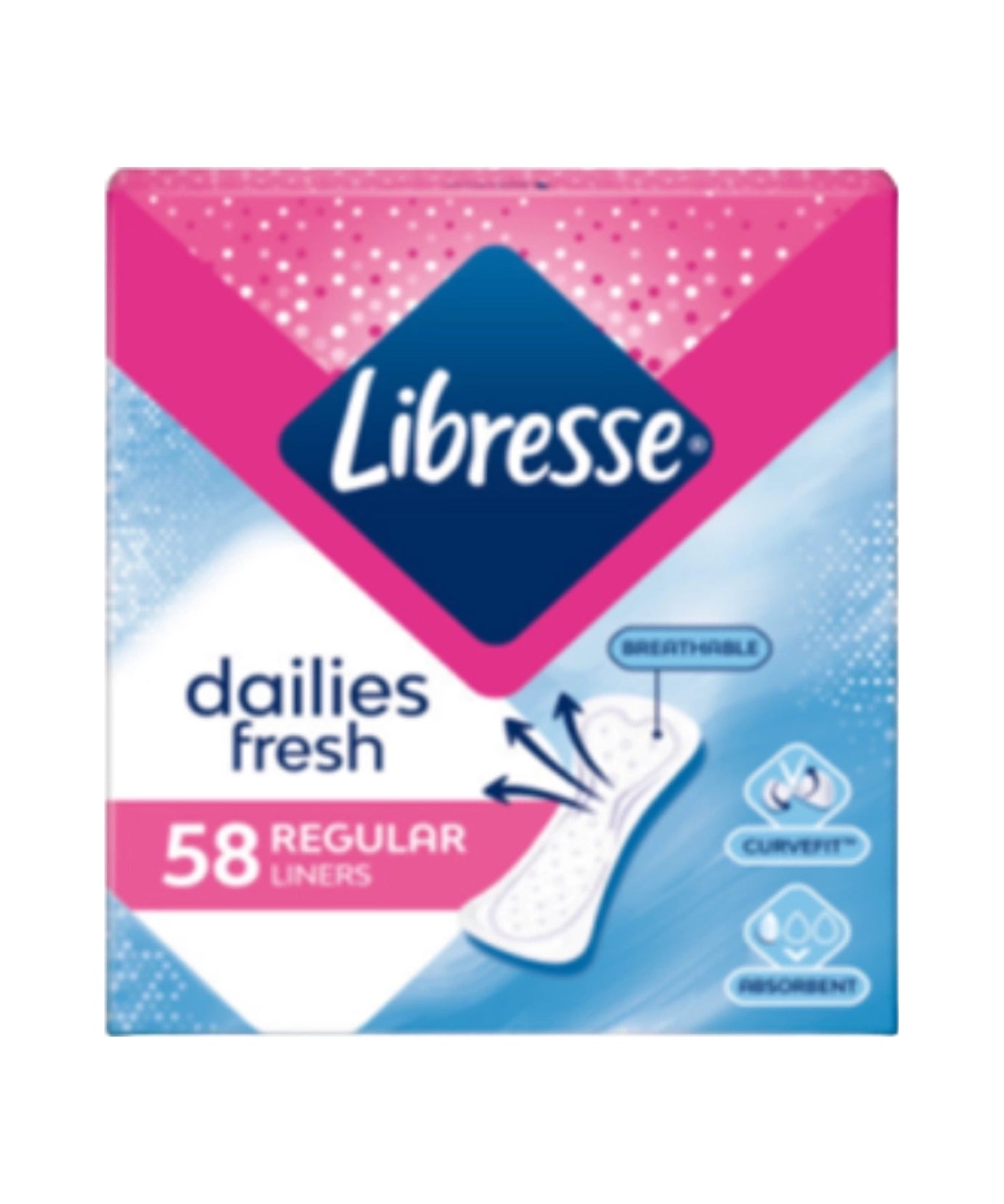 Libresse Libresse Dailies Fresh Ščitniki Perila / 58 ščitnikov