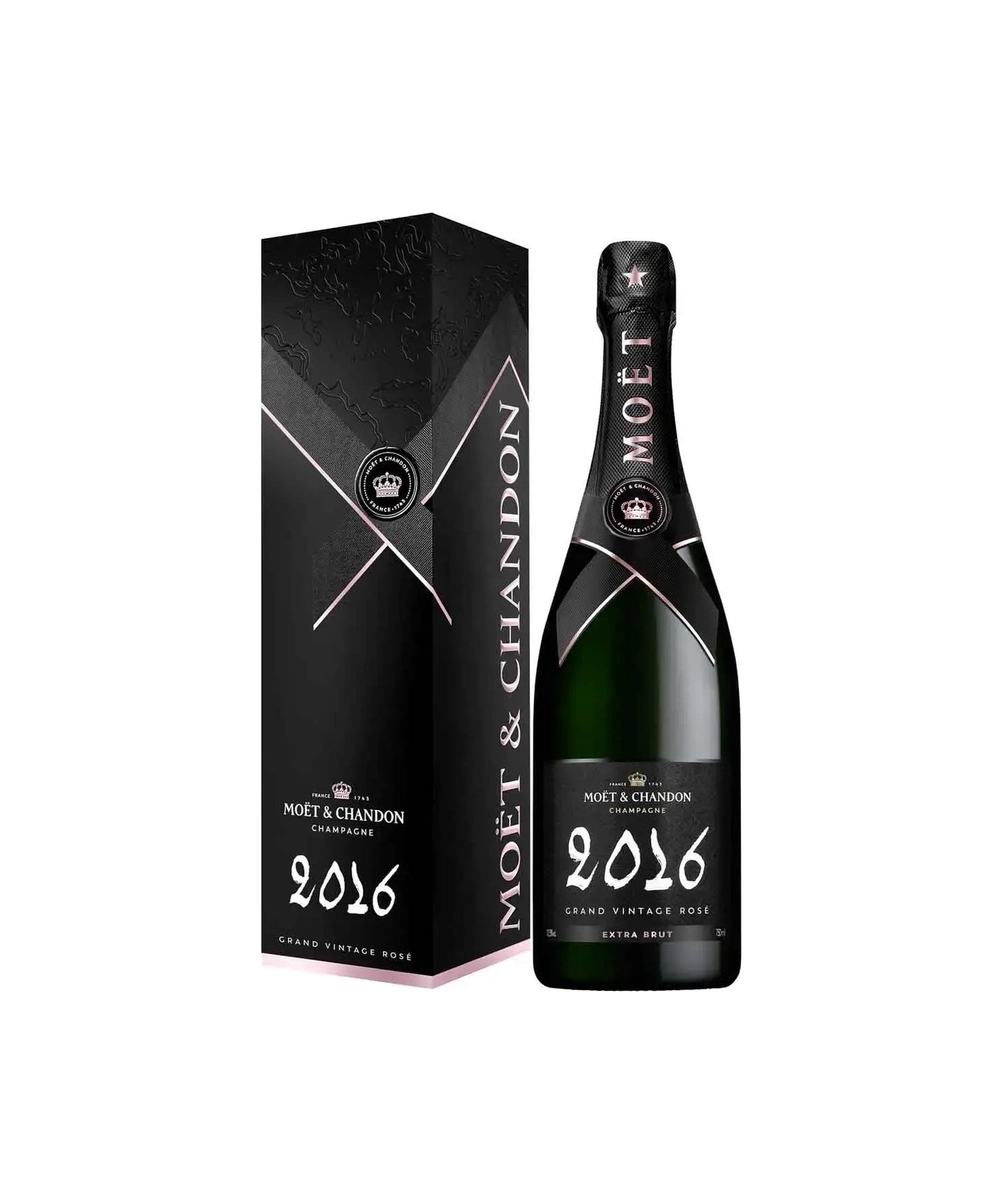 Moët & Chandon Grand Vintage Rosé 2016 0,75 l V škatli