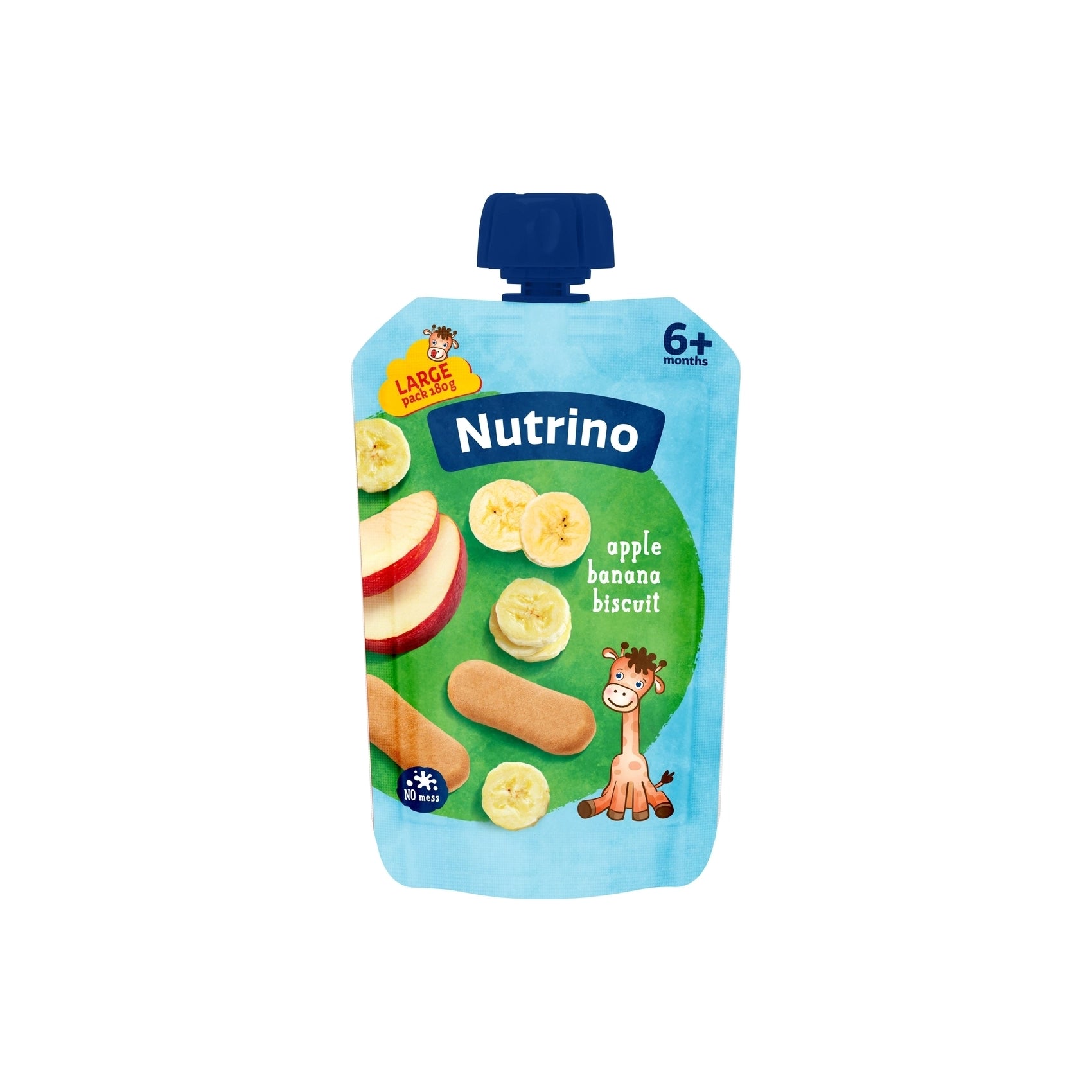 Nutrino Lab Baby  Jabolko, Banana in Keks 180 g