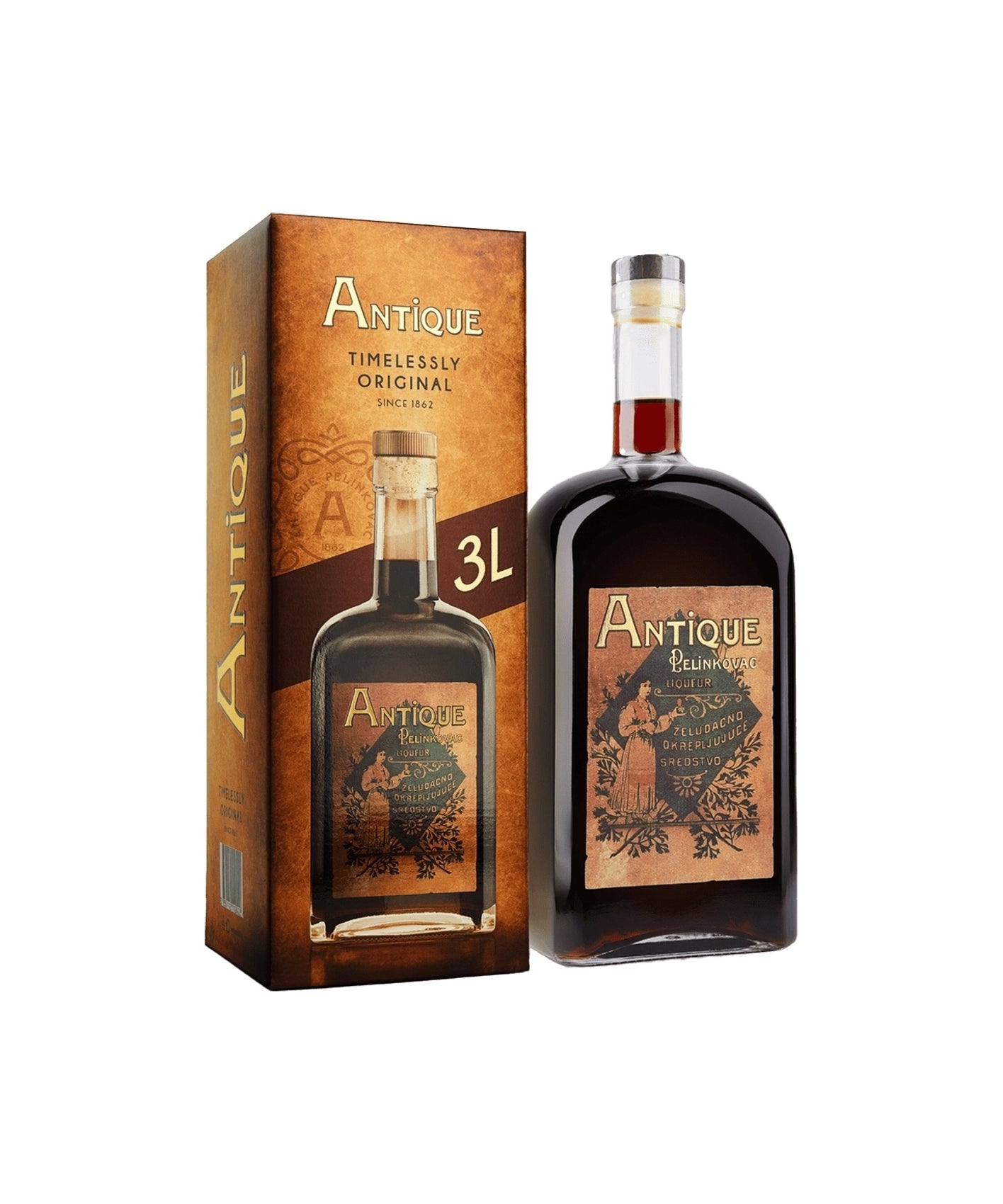 Badel Antique Pelinkovac 3 L V škatli