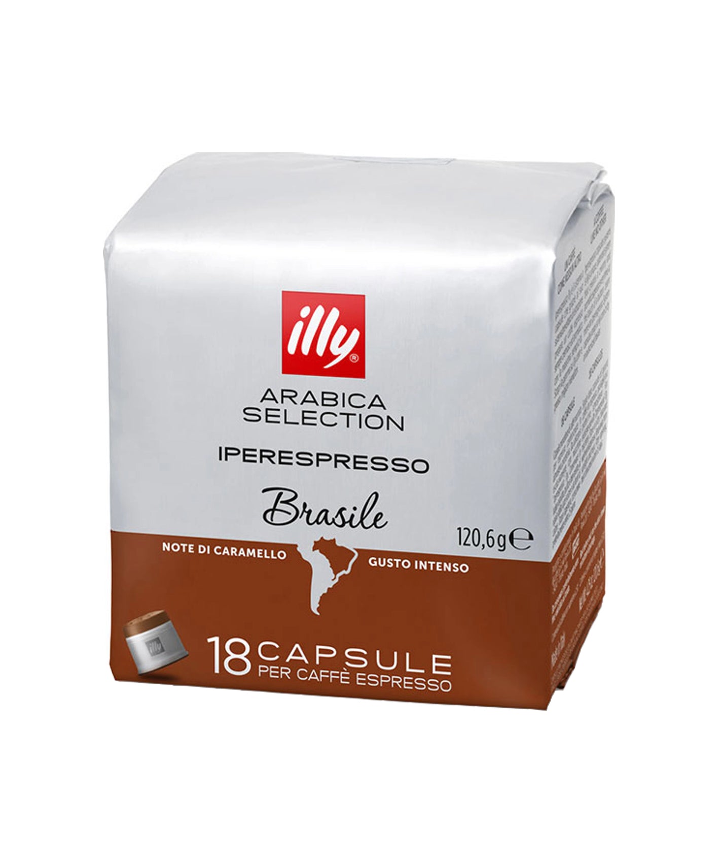 Illy Kava v kapsulah IE CUBE Brasile