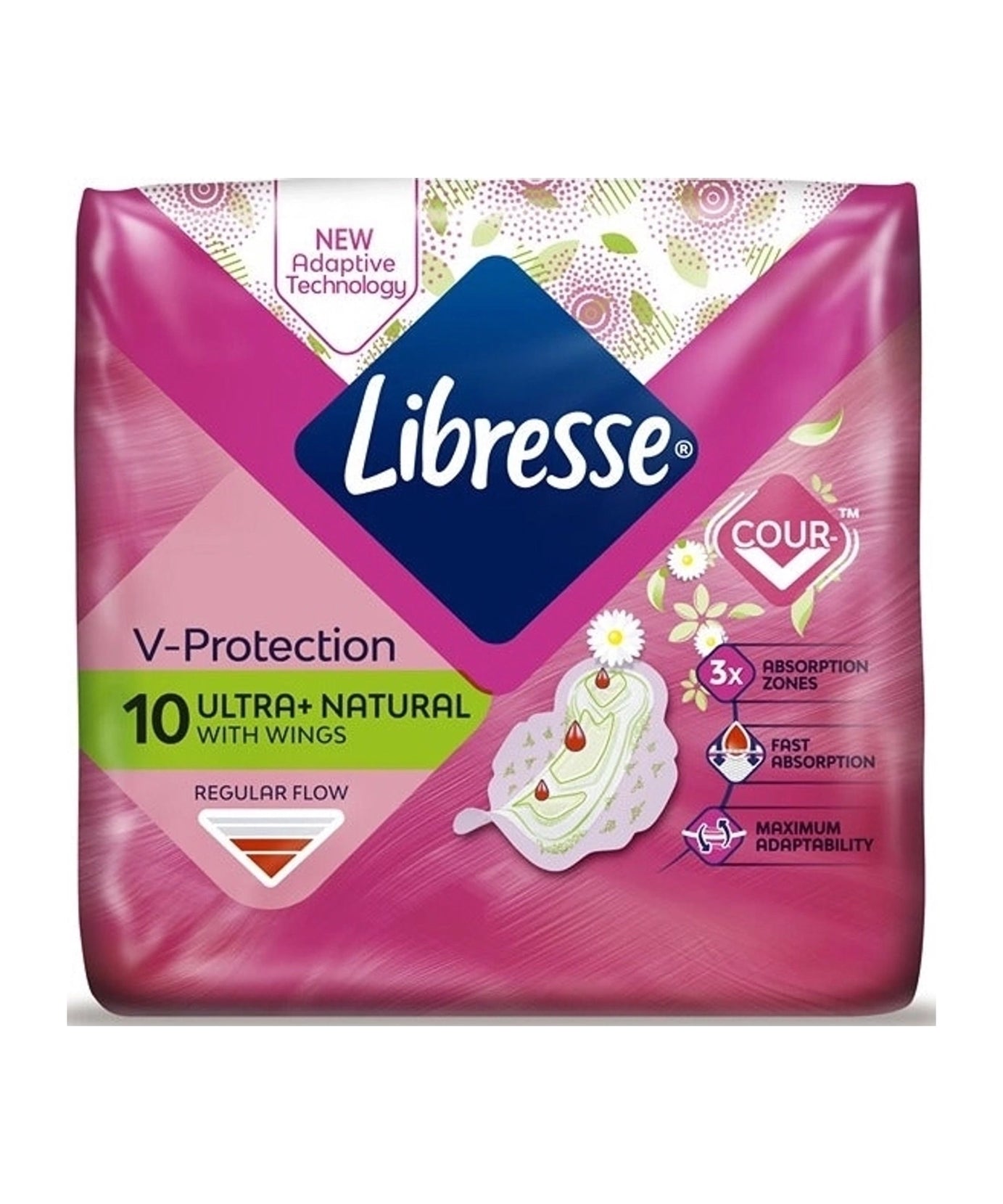 Libresse Libresse Dnevni Tanki vložki za Perilo Cour-V / 10 vložkov