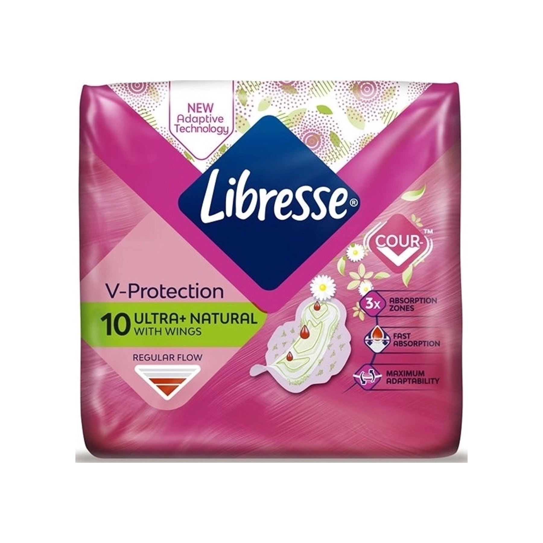 Libresse Libresse Dnevni Tanki vložki za Perilo Cour-V / 10 vložkov