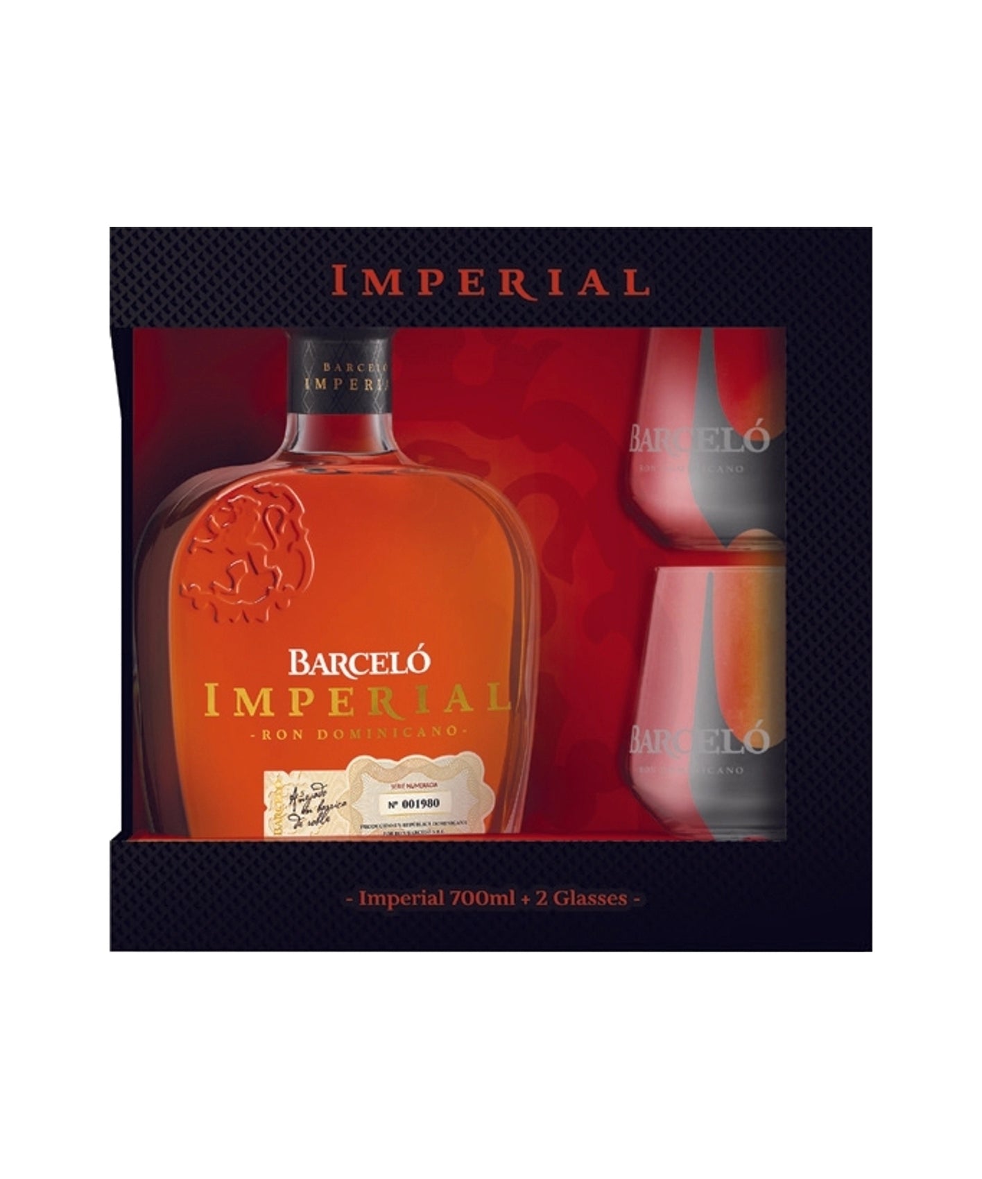 Barceló Imperial z dvema kozarcema 0,7 L z dvema kozarcema