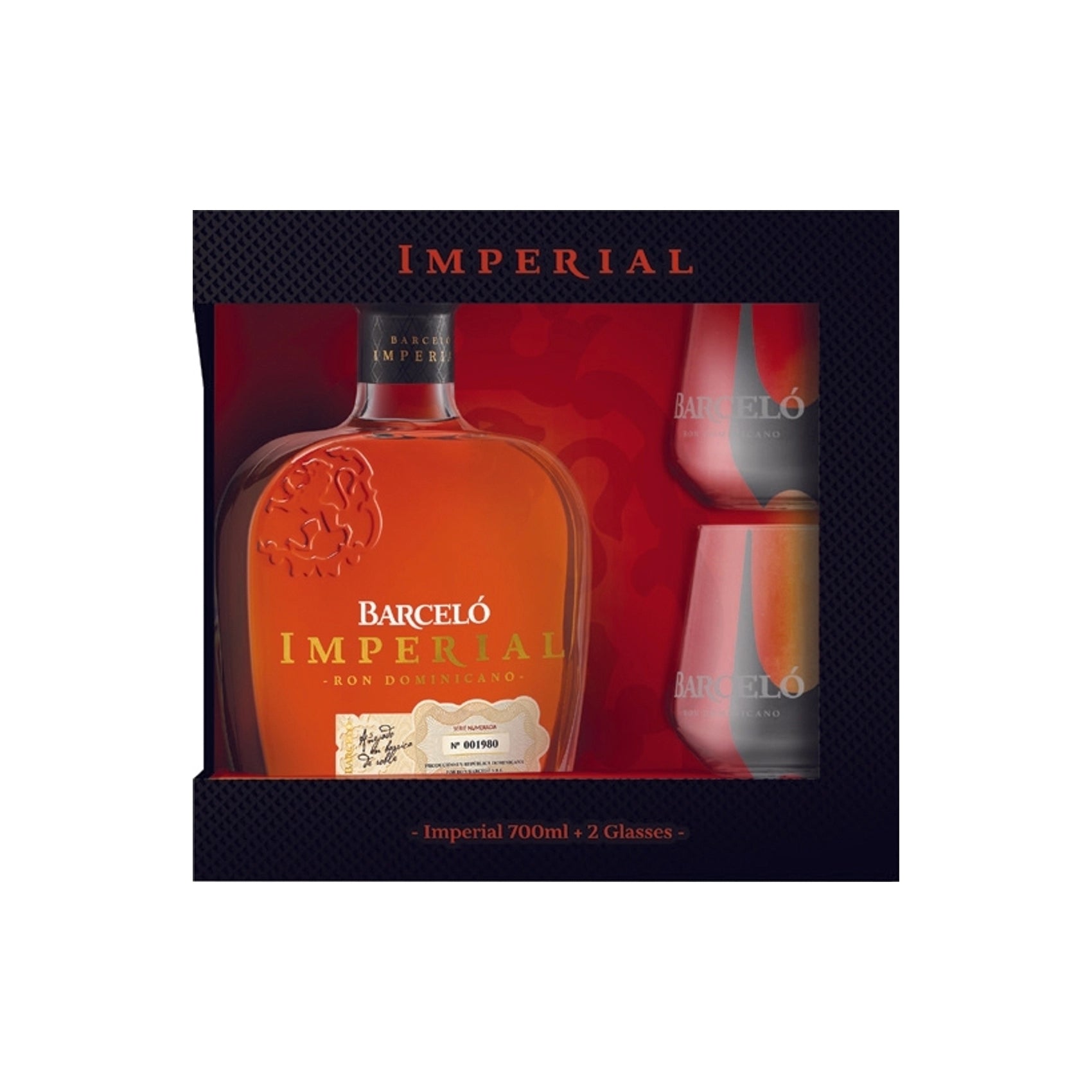 Barceló Imperial z dvema kozarcema 0,7 L z dvema kozarcema