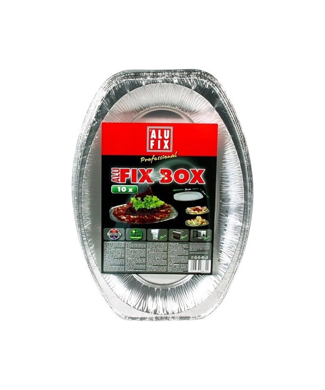 Alufix  Alu Servirni Pladenj Fix Box 23 x 33 cm 10 kos