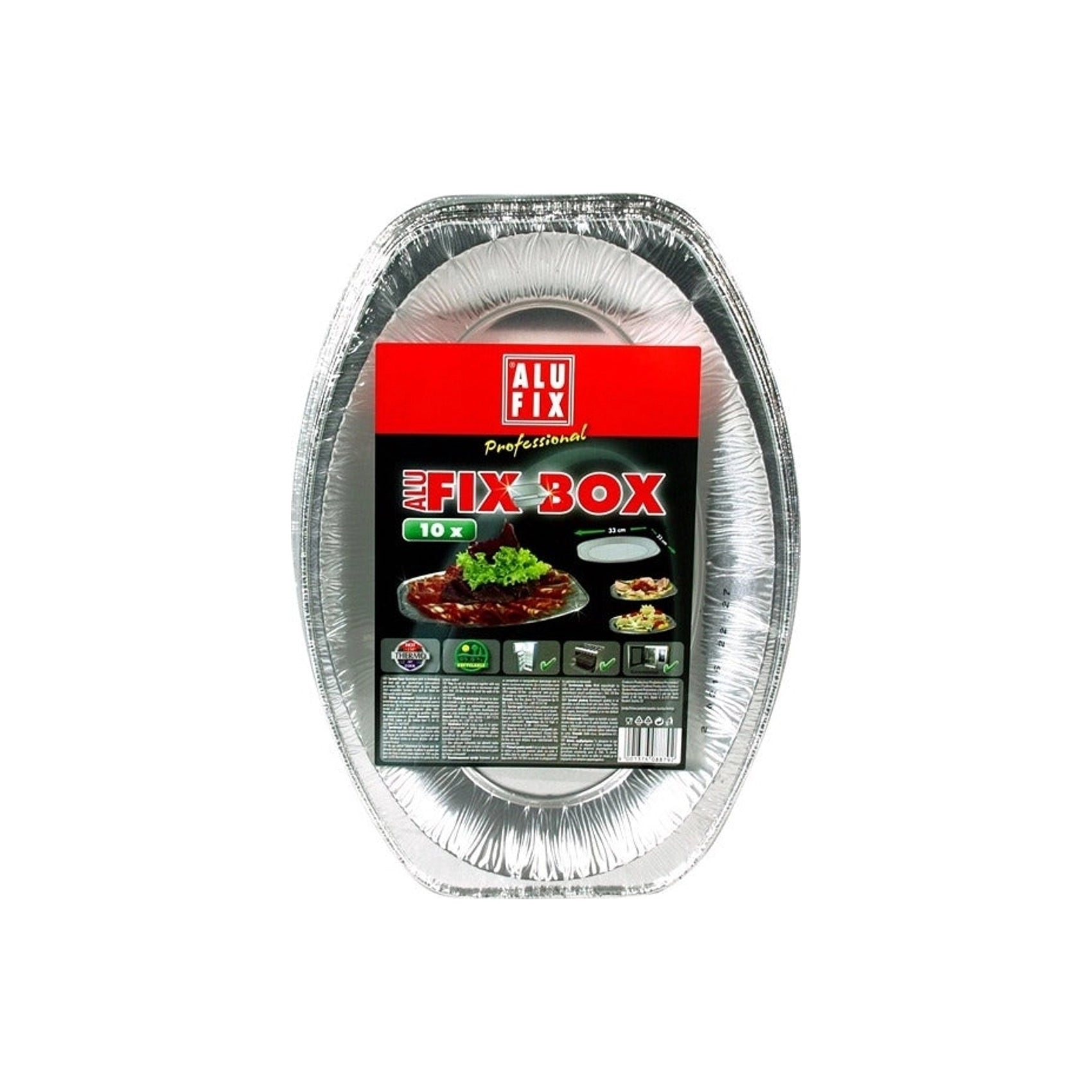 Alufix  Alu Servirni Pladenj Fix Box 23 x 33 cm 10 kos