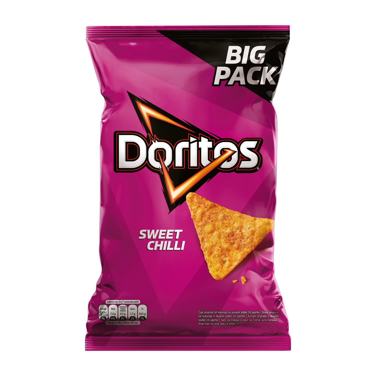 Doritos Čips z Okusom Sladkega Čilija / 160 g