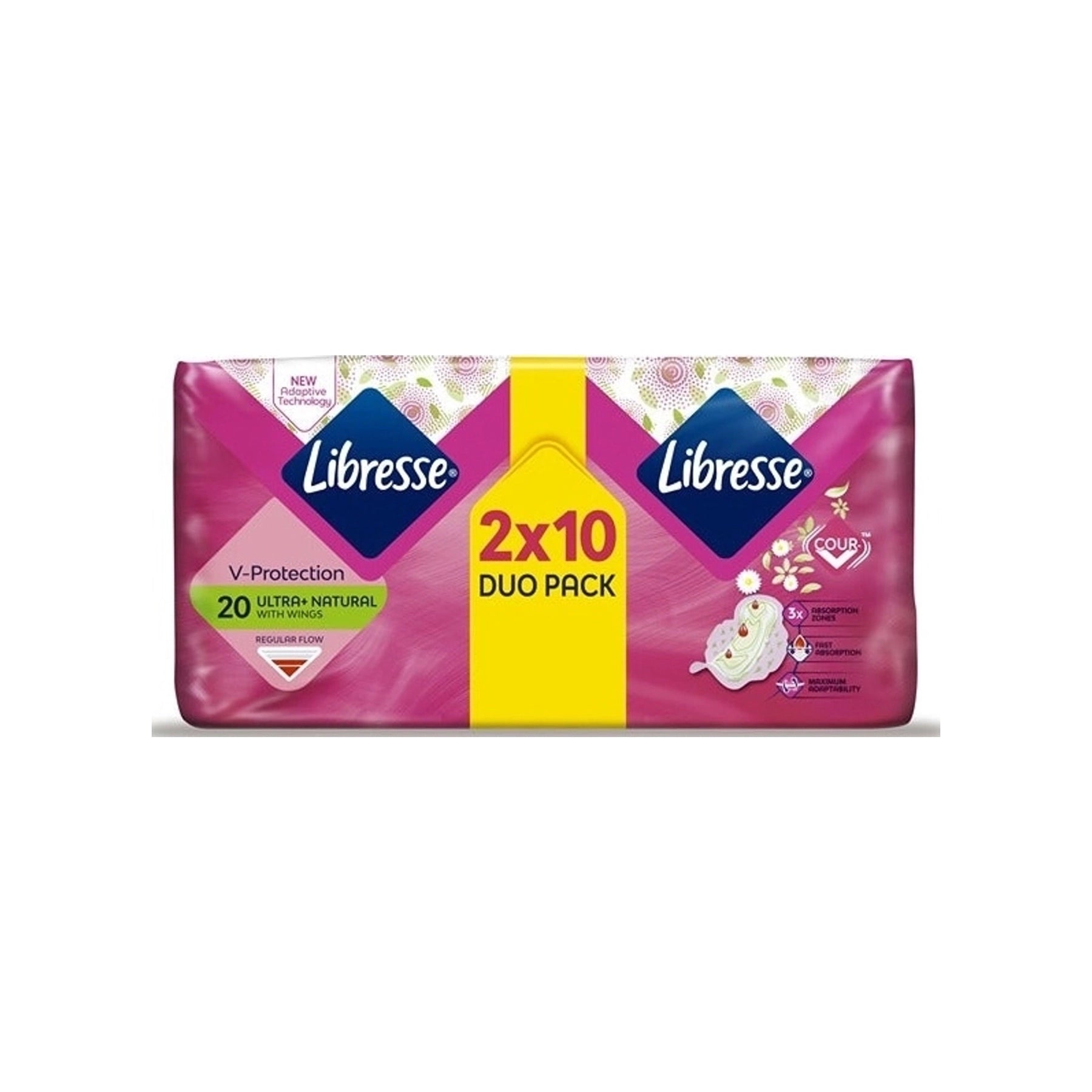 Libresse Libresse Dnevni Tanki vložki za Perilo Cour-V / 2x10 vložkov