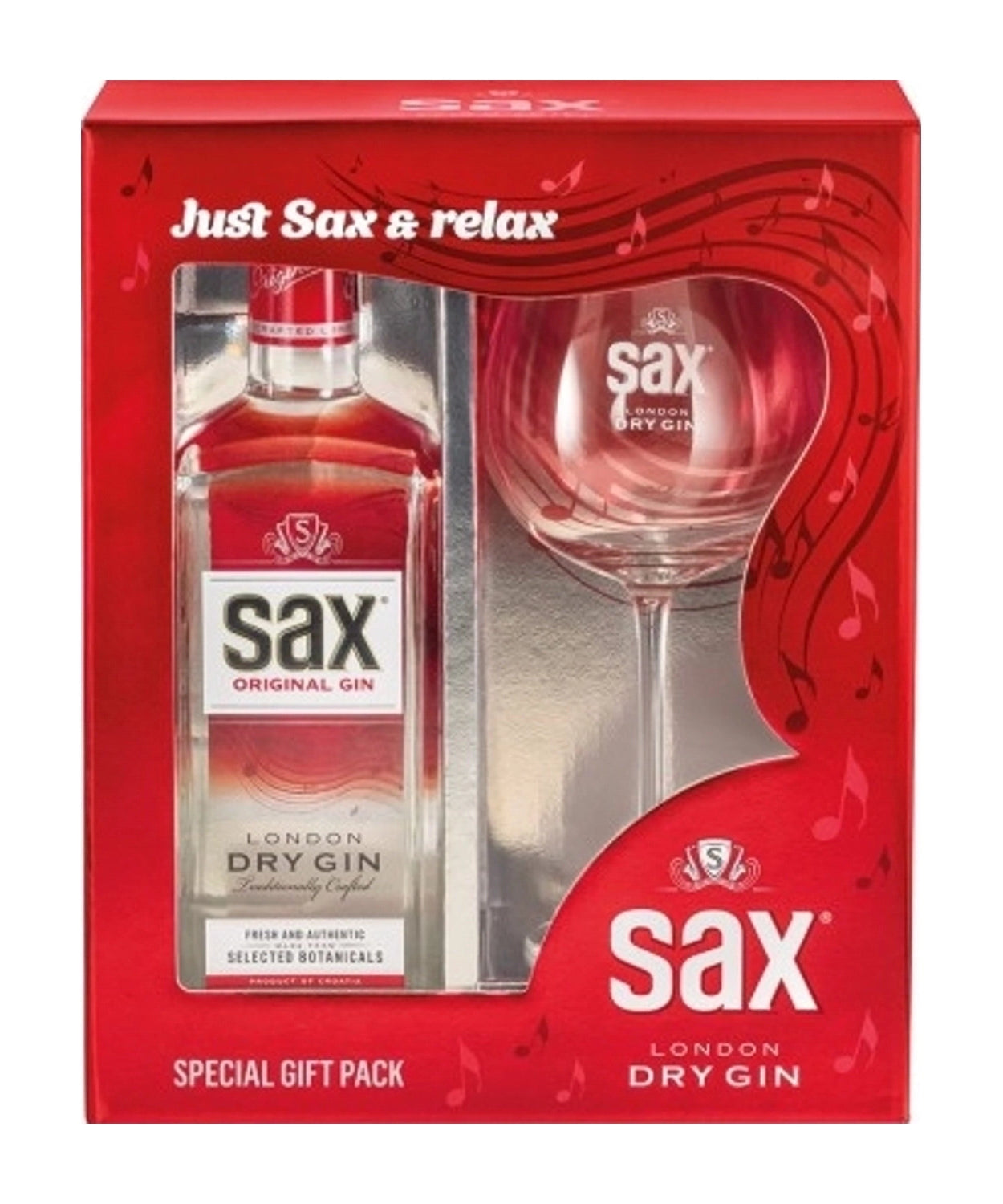 Sax Original Gin / 0,7 L / + kozarec