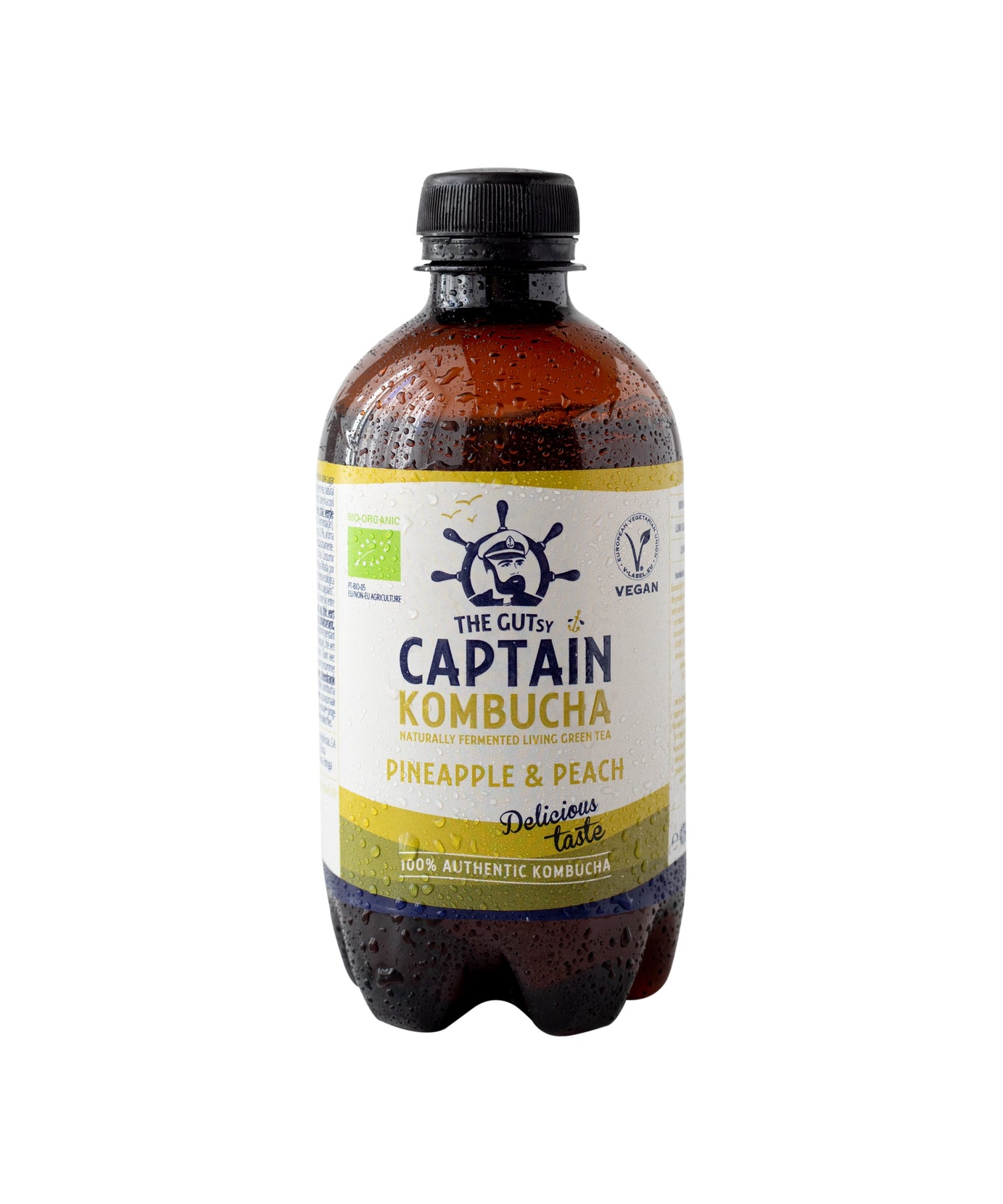Captain Kombucha Ananas in Breskev / 400 ml
