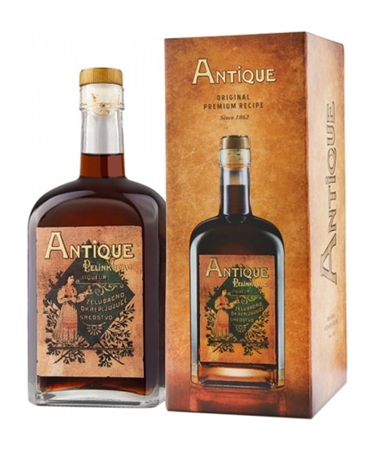 Badel Antique Pelinkovac / 0,7 L / Darilno pakiranje