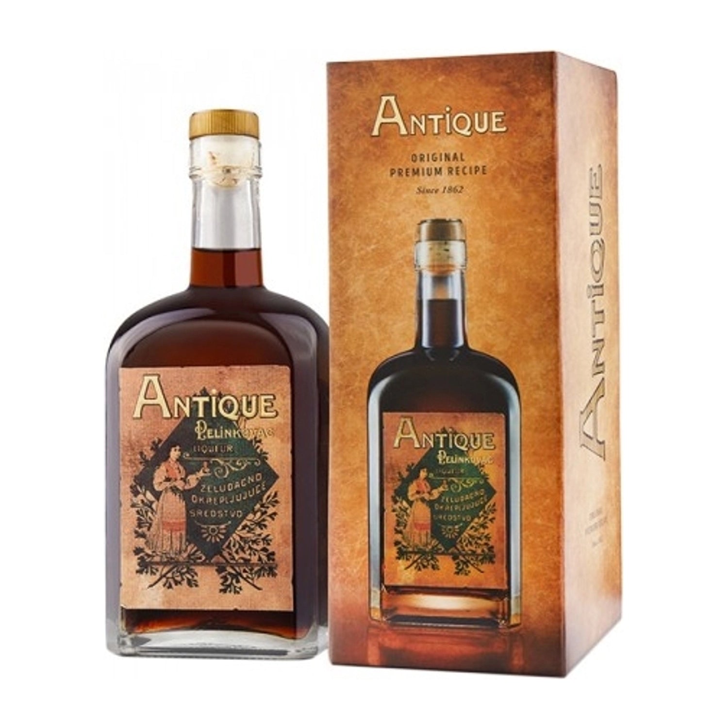 Badel Antique Pelinkovac / 0,7 L / Darilno pakiranje