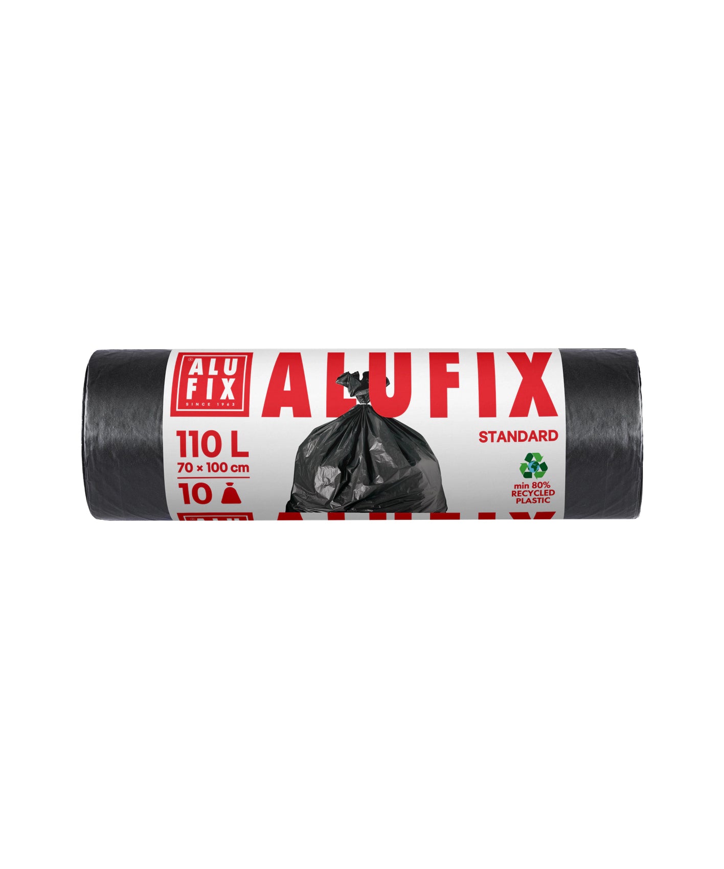 Alufix  Vrečke za Smeti Črne 110 L 10 vrečk