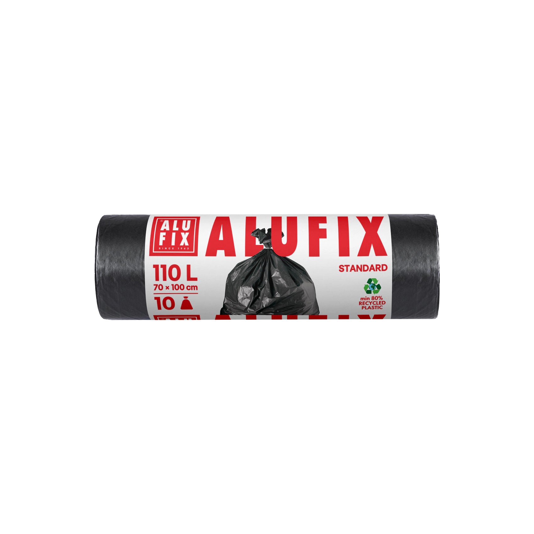 Alufix  Vrečke za Smeti Črne 110 L 10 vrečk