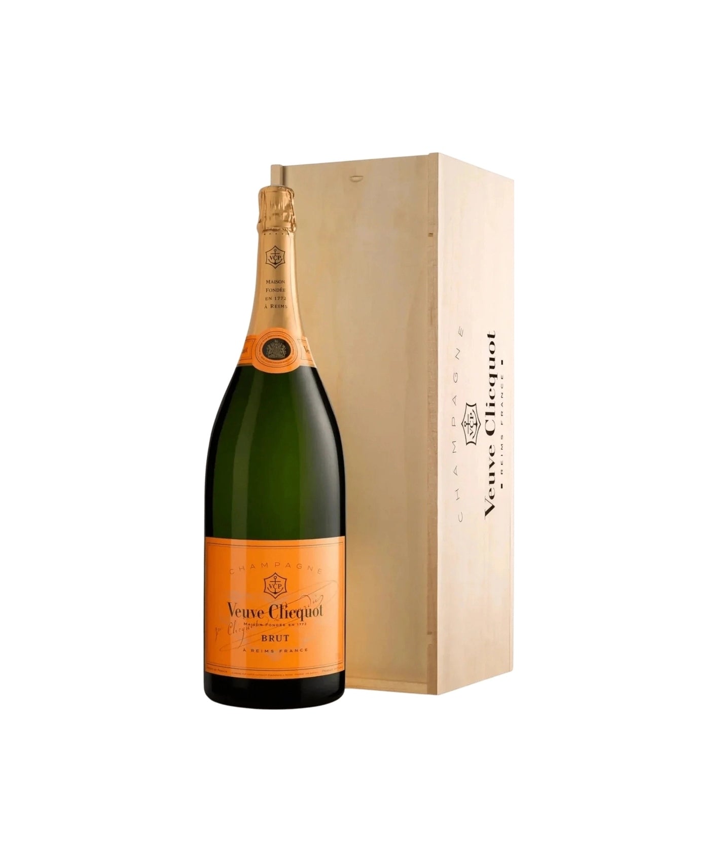 Veuve Clicquot Brut Yellow Label 3 L V leseni škatli