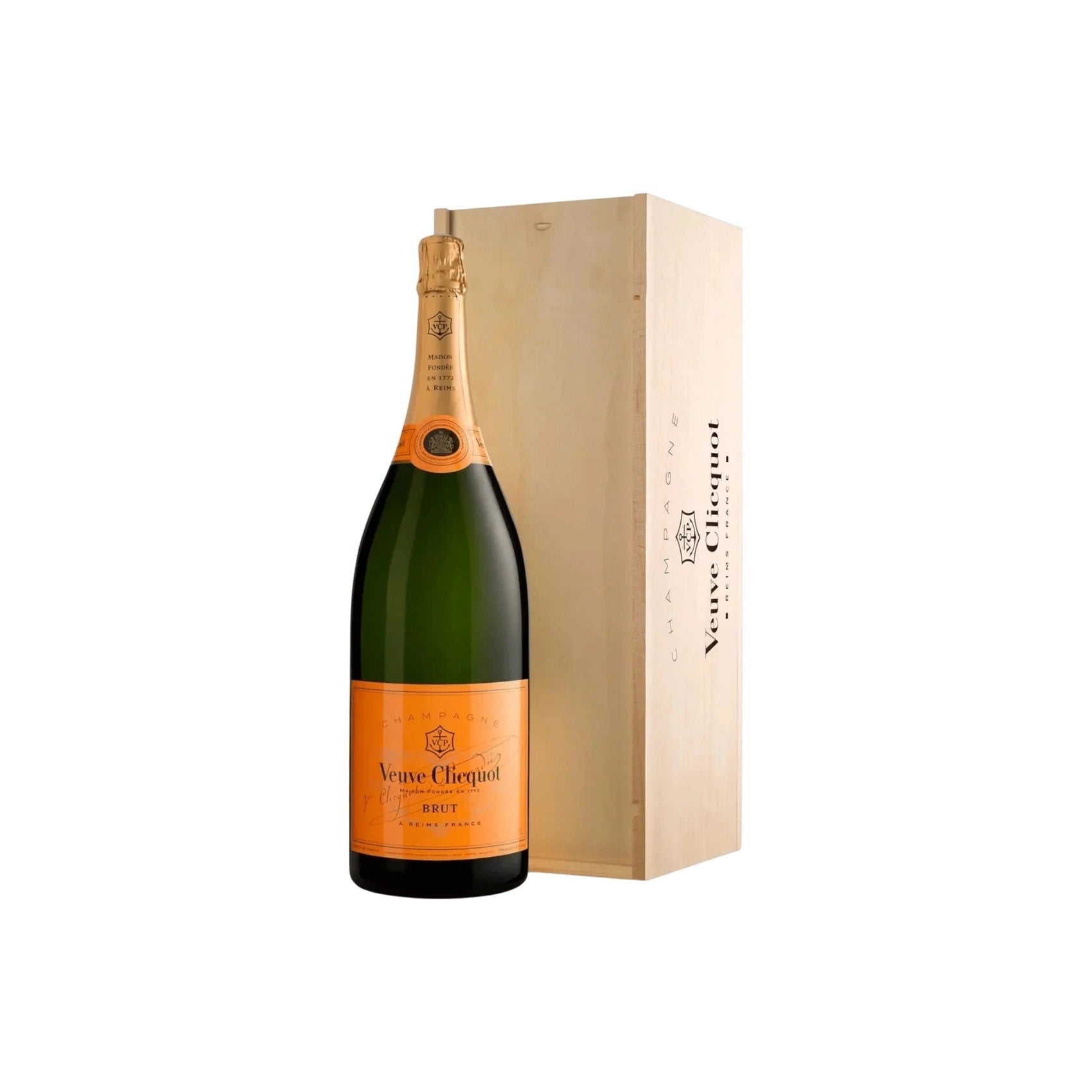 Veuve Clicquot Brut Yellow Label 3 L V leseni škatli