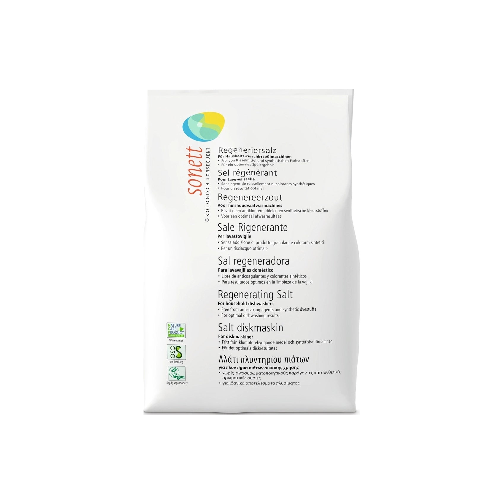 Sonett  Regeneracijska sol za Pomivalni stroj 2 kg