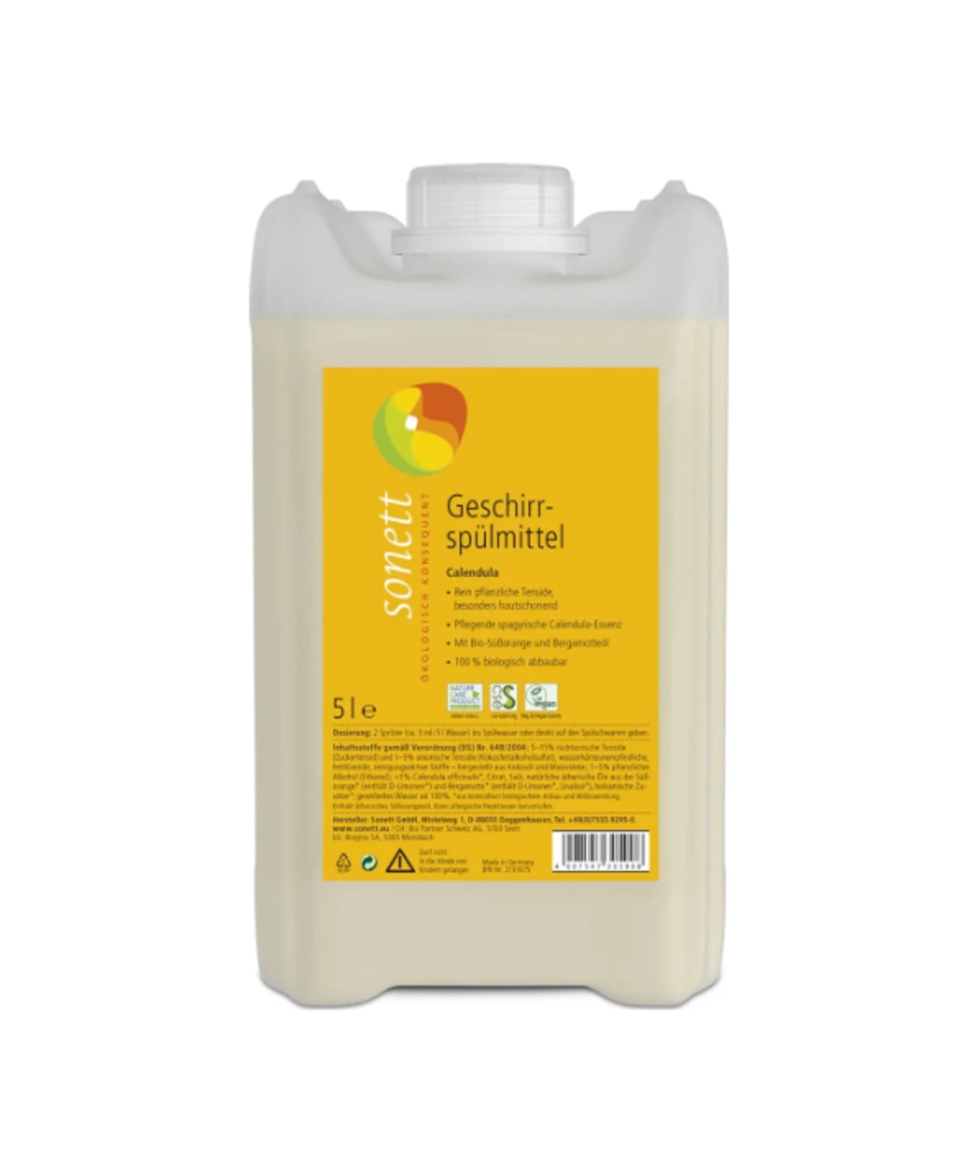 Sonett  Detergent za Pomivanje Posode Ognjič / 5 L