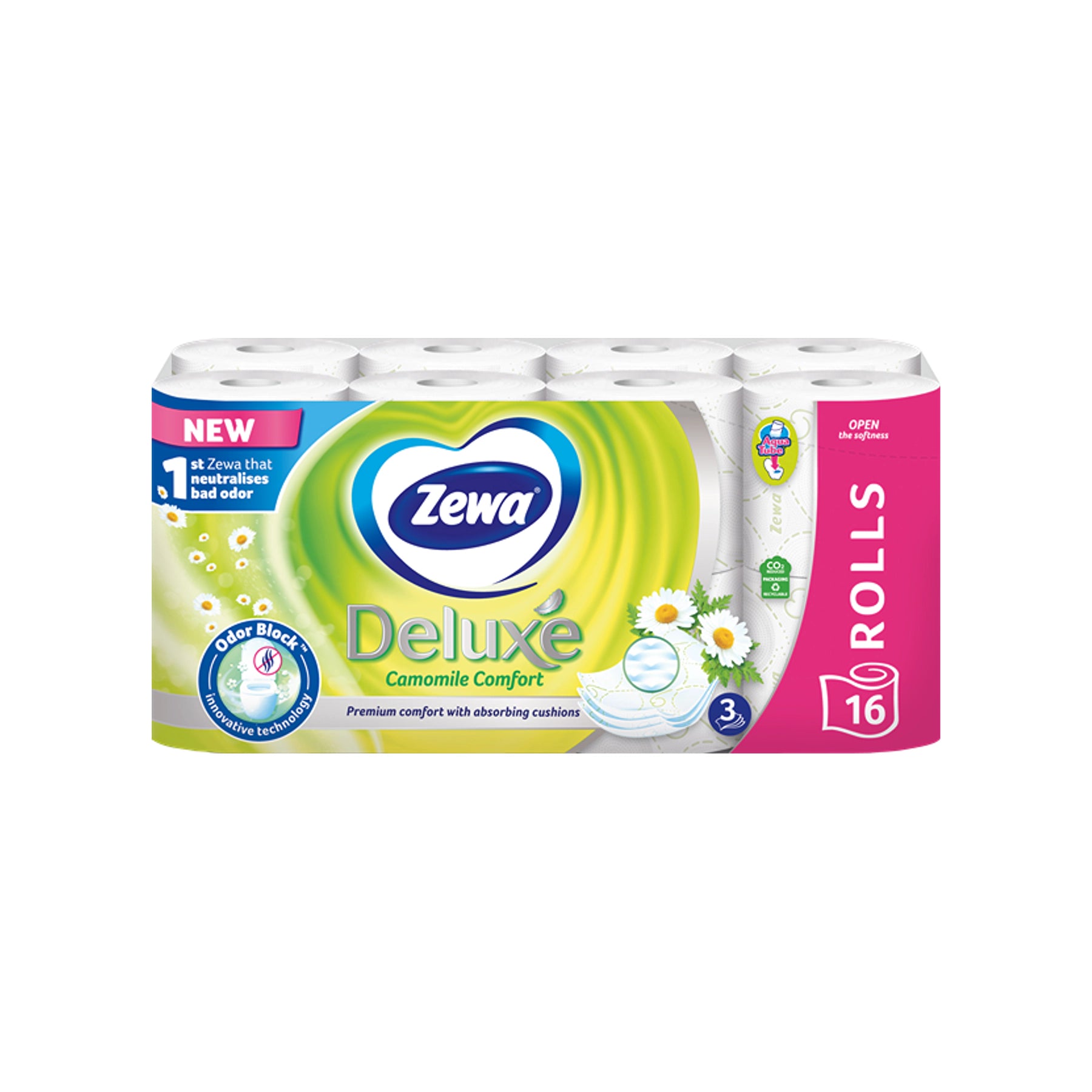 Zewa  Deluxe Toaletni Papir vonj Kamilica / 16 rolic