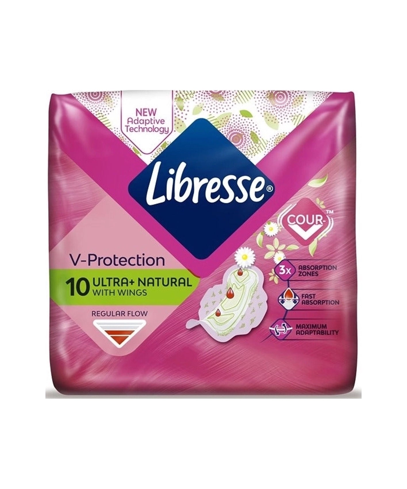 Libresse Dnevni Tanki vložki za Perilo Cour-V 10 vložkov