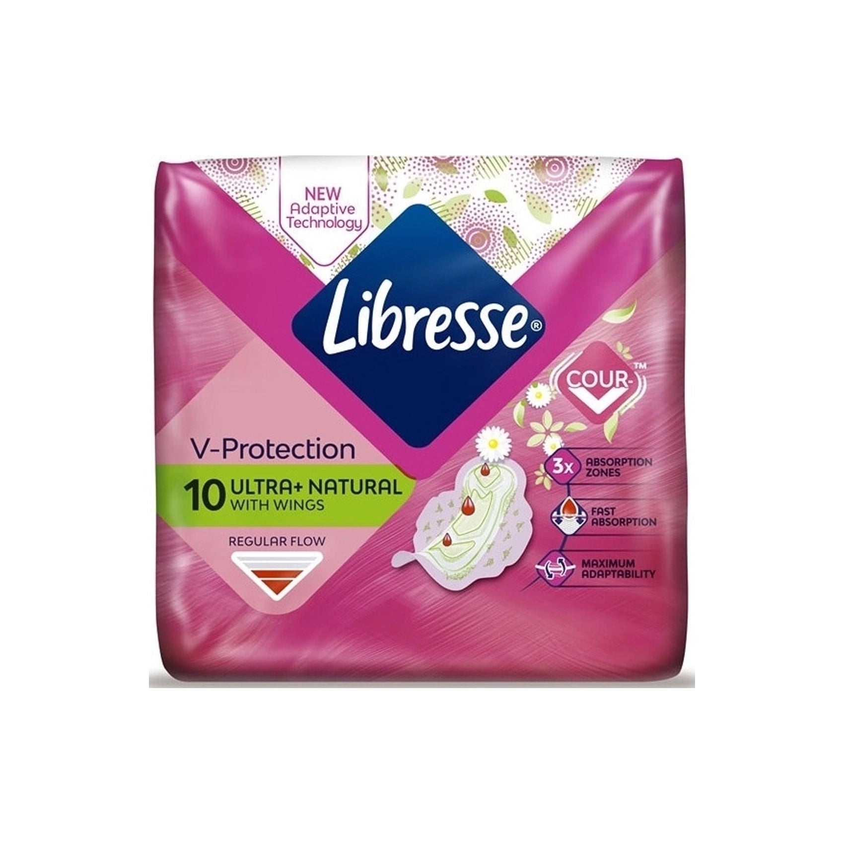 Libresse Dnevni Tanki vložki za Perilo Cour-V 10 vložkov