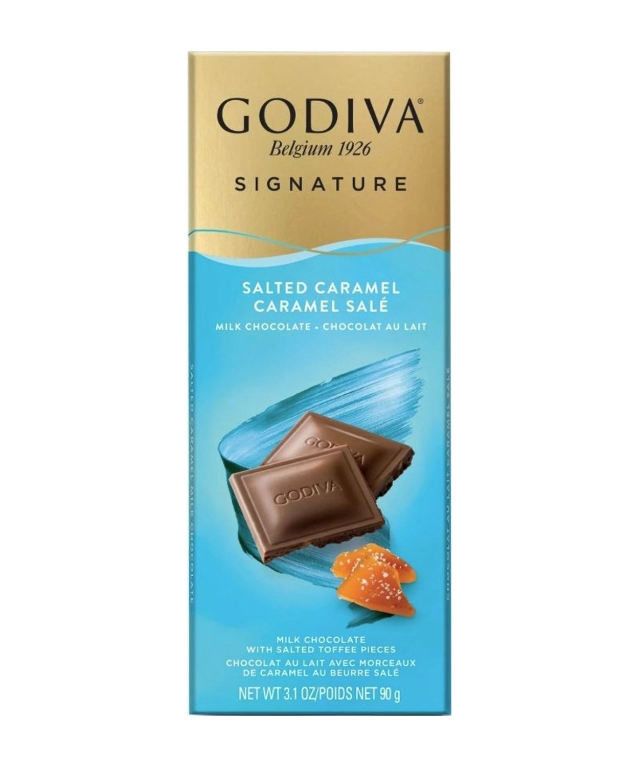 Godiva Tablet MIlk Salted Caramel / 90 g