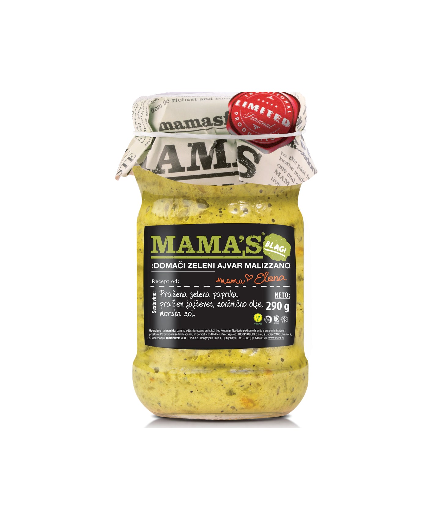 Mama's Zeleni ajvar 290 g