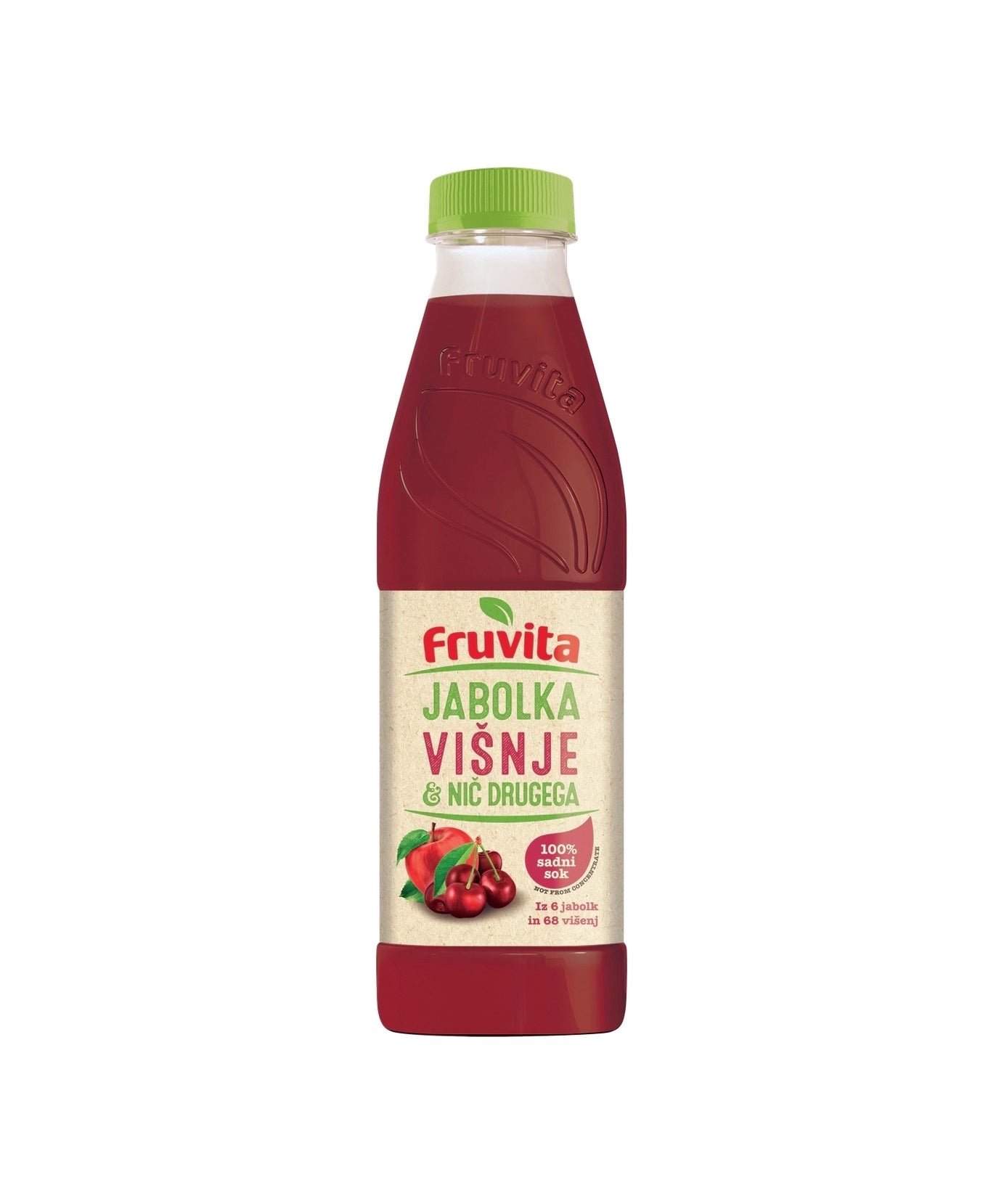 Fruvita  100% Sok Višnja in Jabolko  / 0,75 L