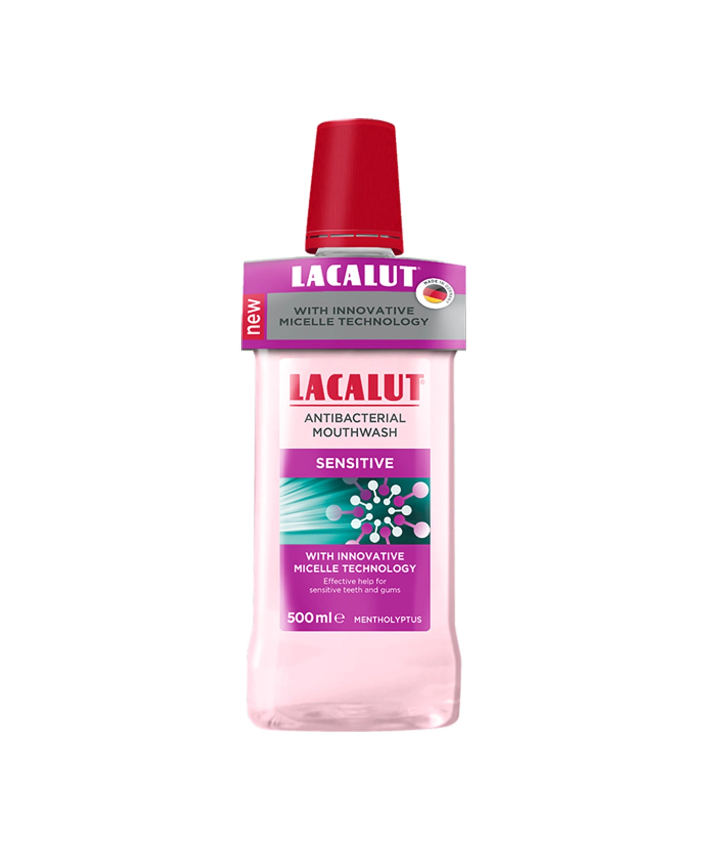 Lacalut  Sensitive Ustna voda / 500 ml