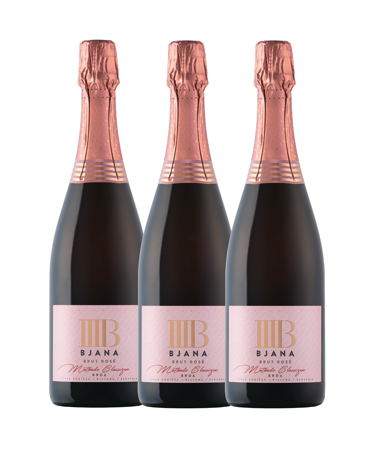 Bjana Brut Rosé Paket x3