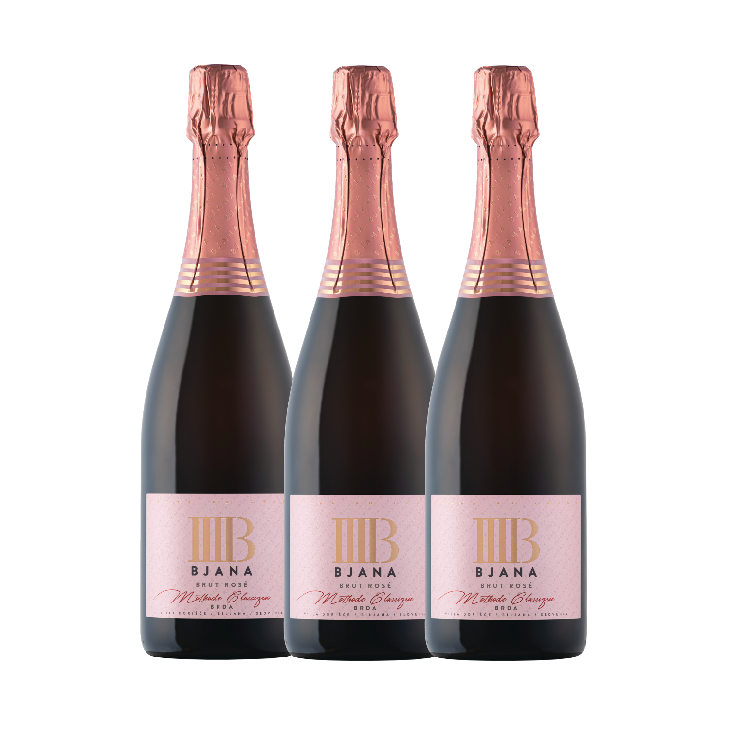 Bjana Brut Rosé Paket x3
