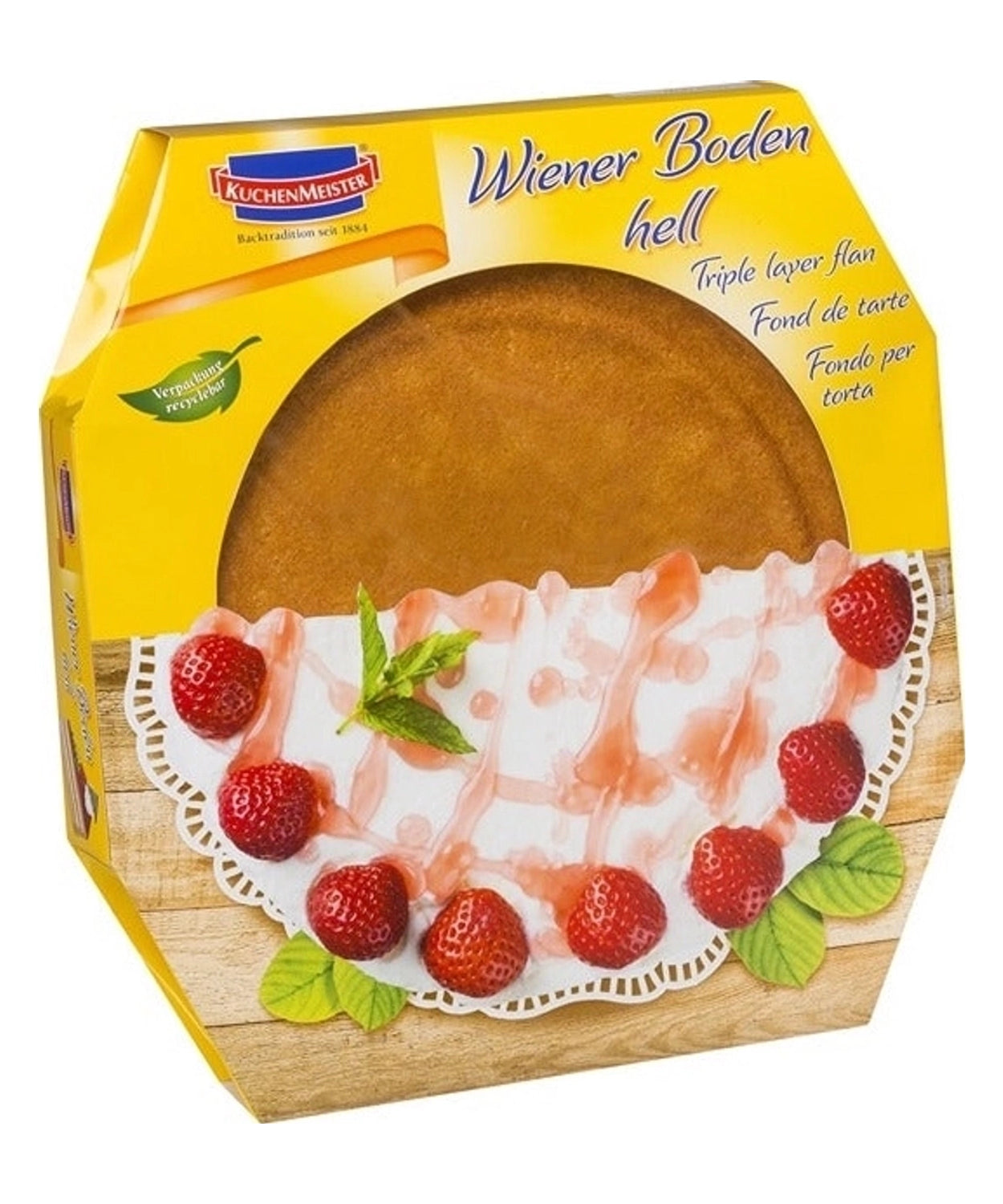 Kuchenmeister Svetle Oblate za Torto 3 Plasti / 400 g