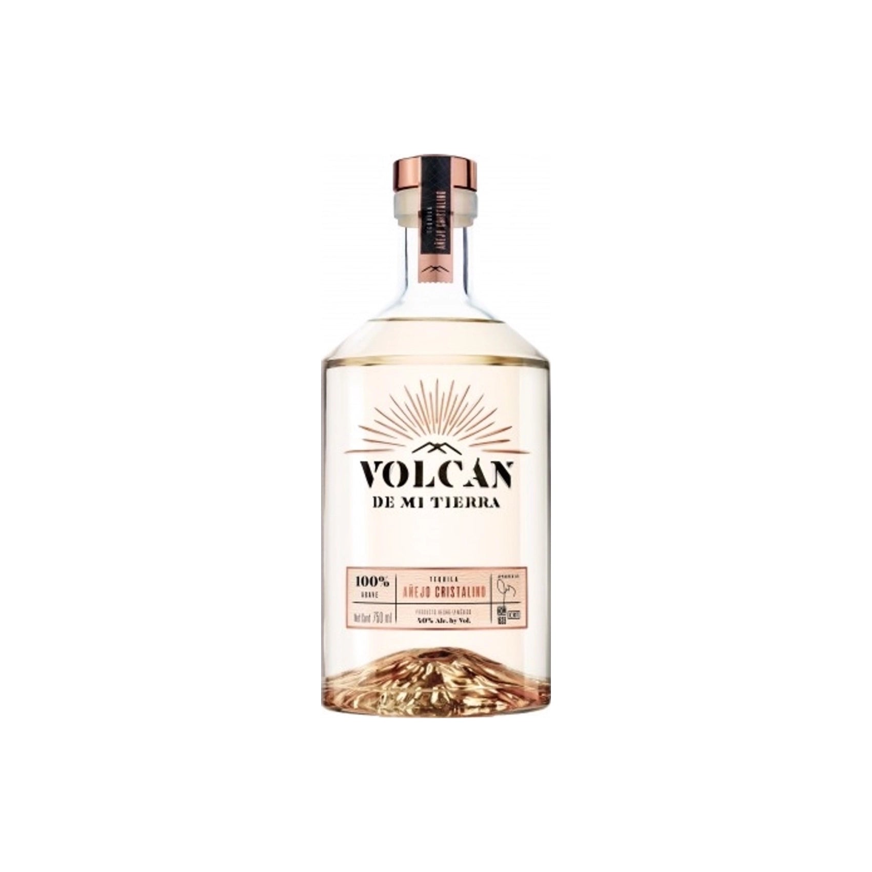 Volcan De Mi Tierra Tequila Añejo Cristalino 0,7 L Luminous