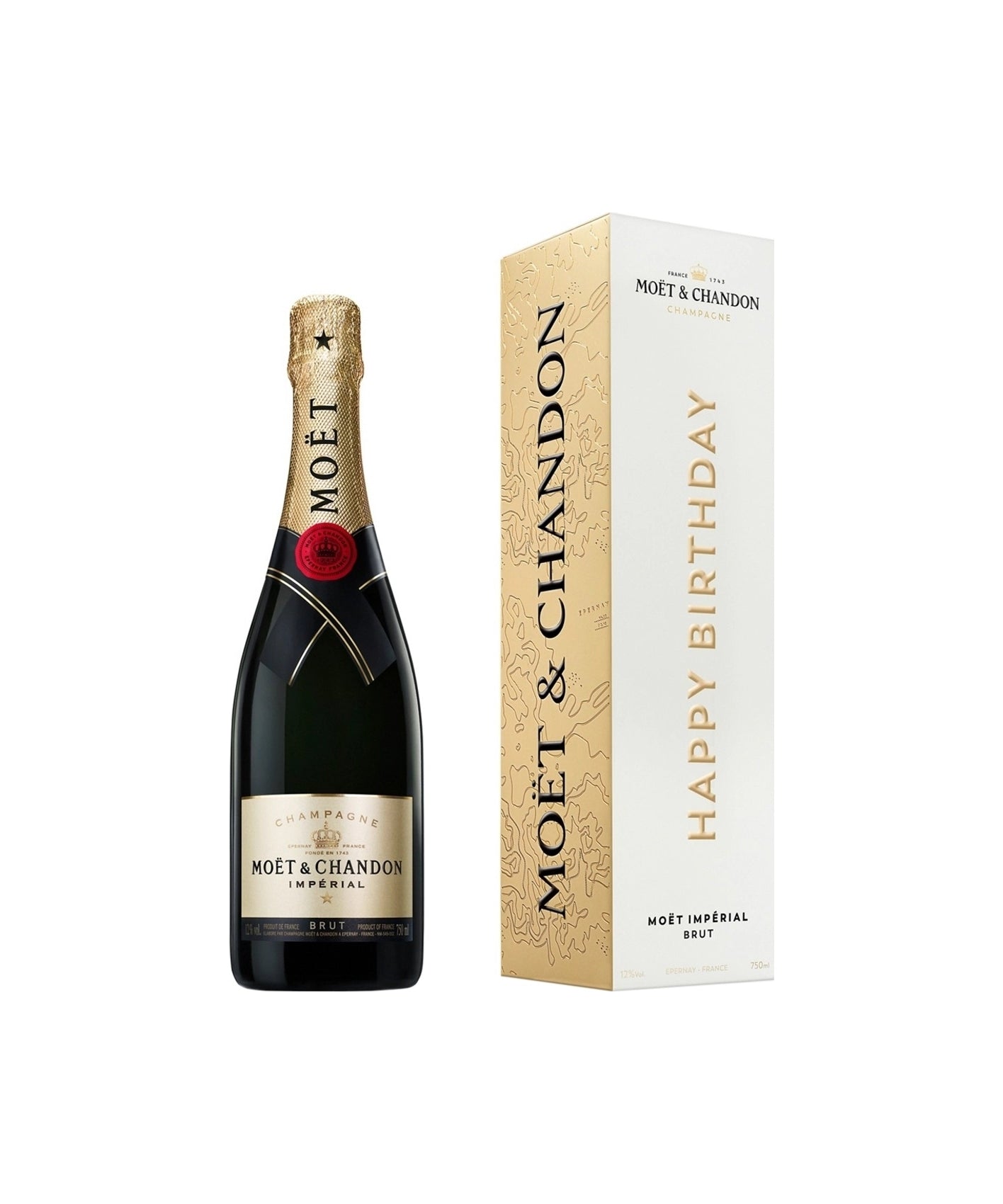Moët & Chandon Happy Birthday Gift Box 0,75 L V škatli