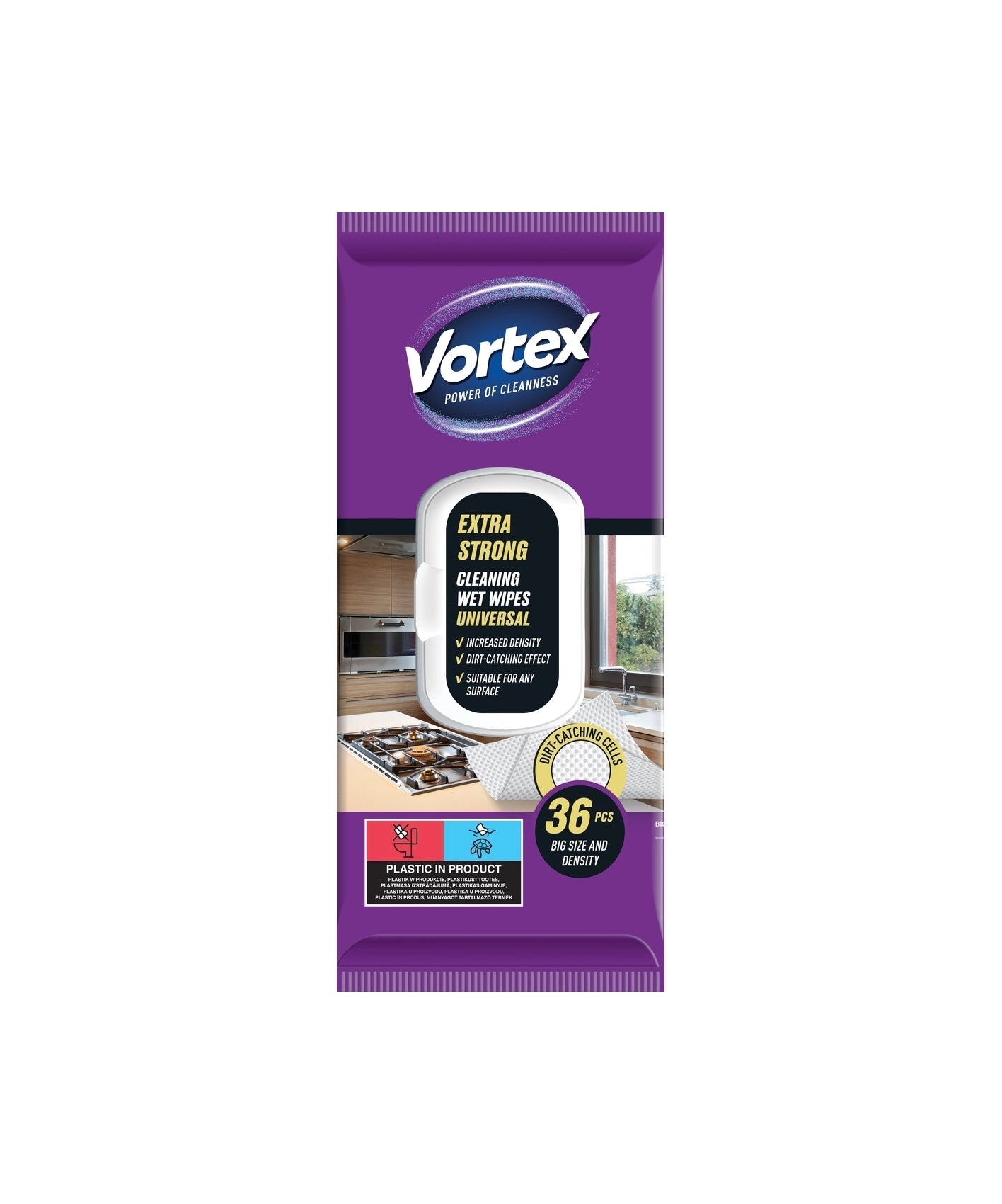 Vortex Vlažni robčki za za gospodinjstvo - univerzalni 36/1