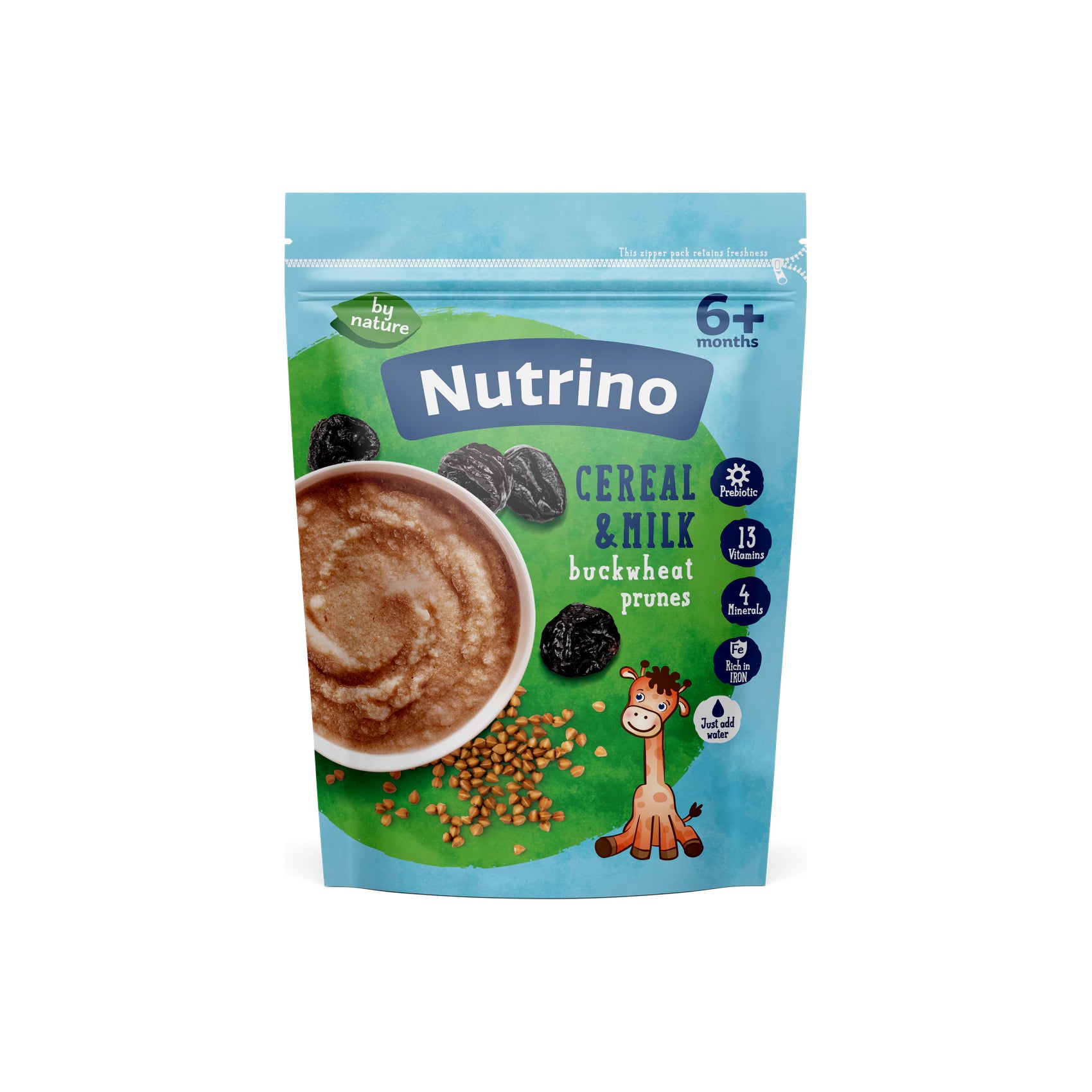 Nutrino Lab Baby  Suha Ajdina Kaša in Suha Sliva 200 g