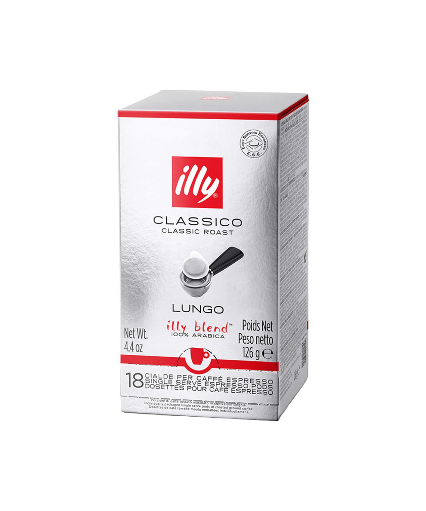 Illy Kava v tabletah E.S.E. Lungo