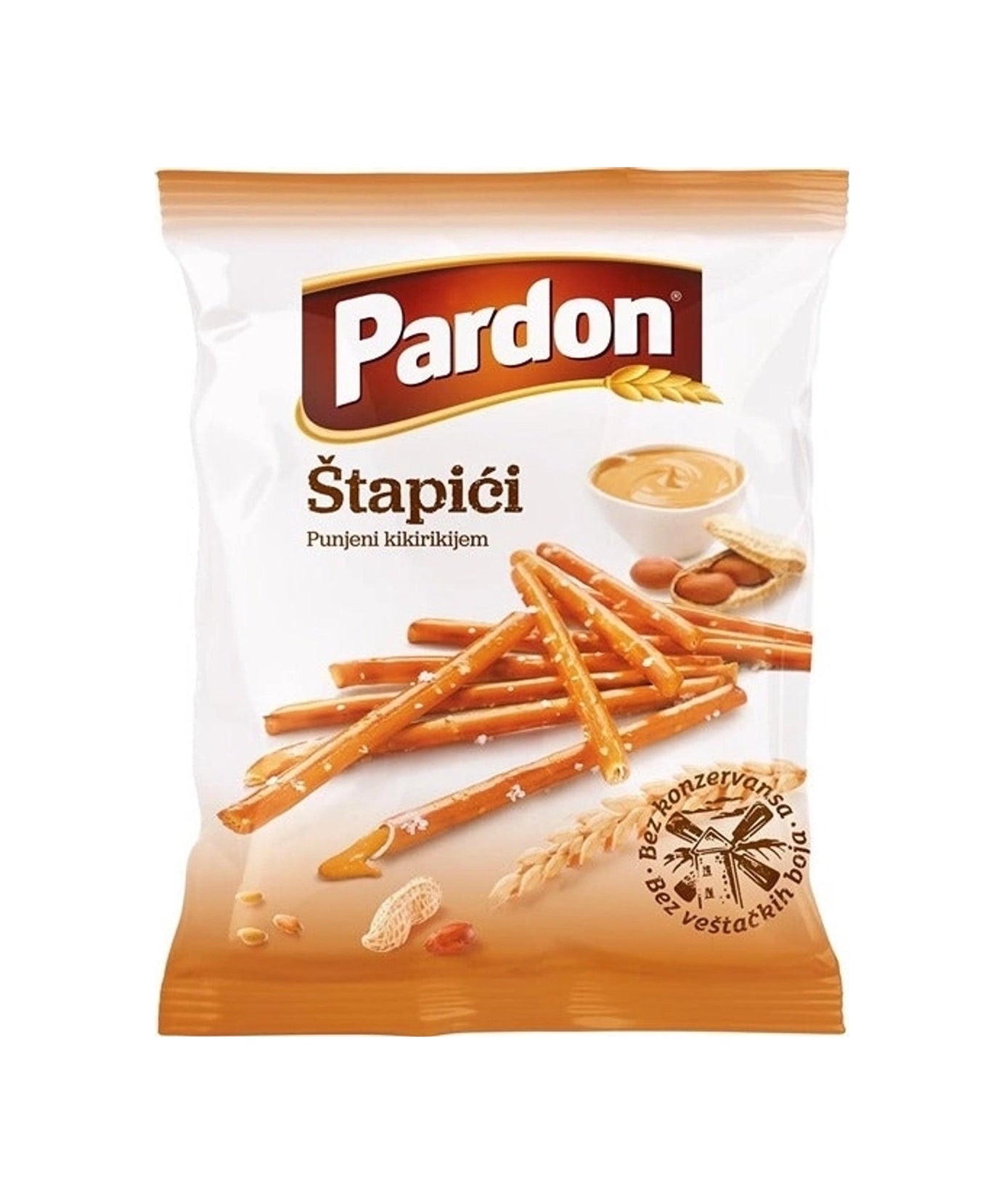 Pardon  Palčke Polnjene z Kikirikijem / 210 g