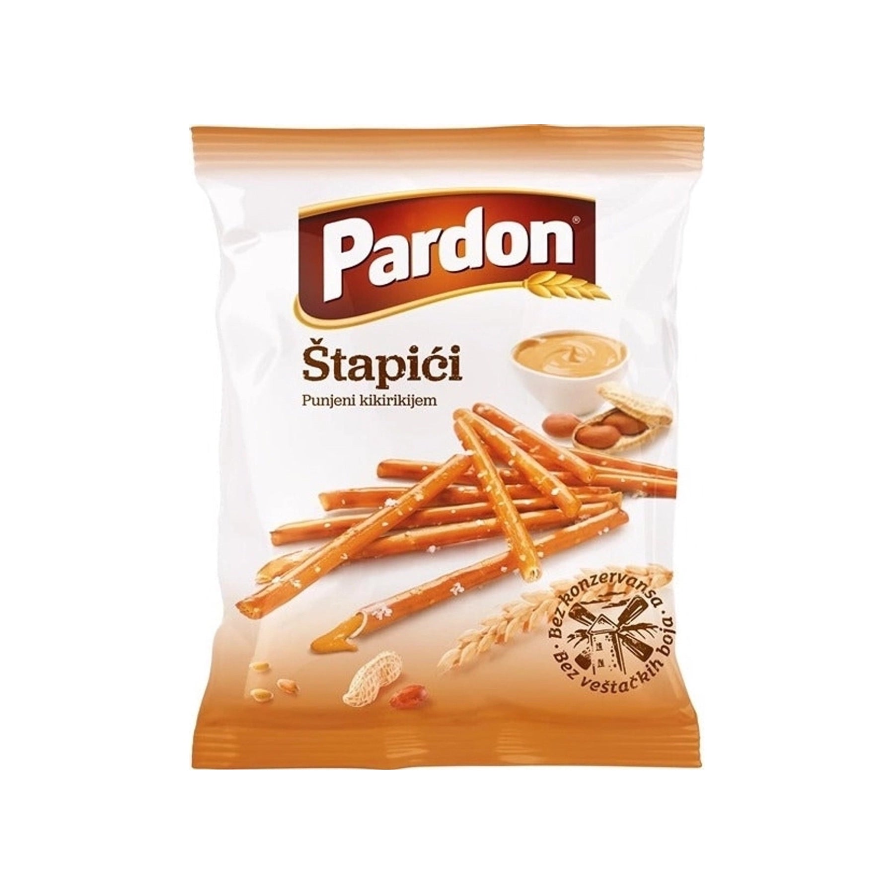 Pardon  Palčke Polnjene z Kikirikijem / 210 g