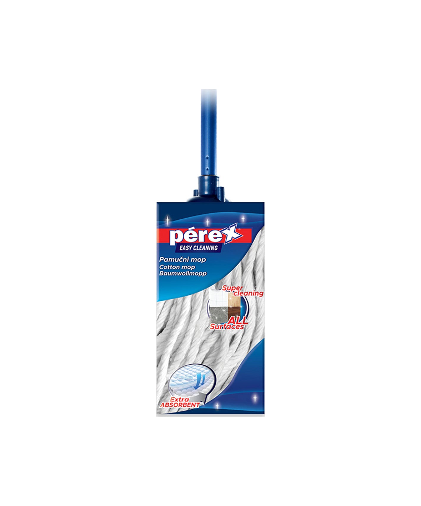 Perex  Bombažni MOP z Držalom 1 kos